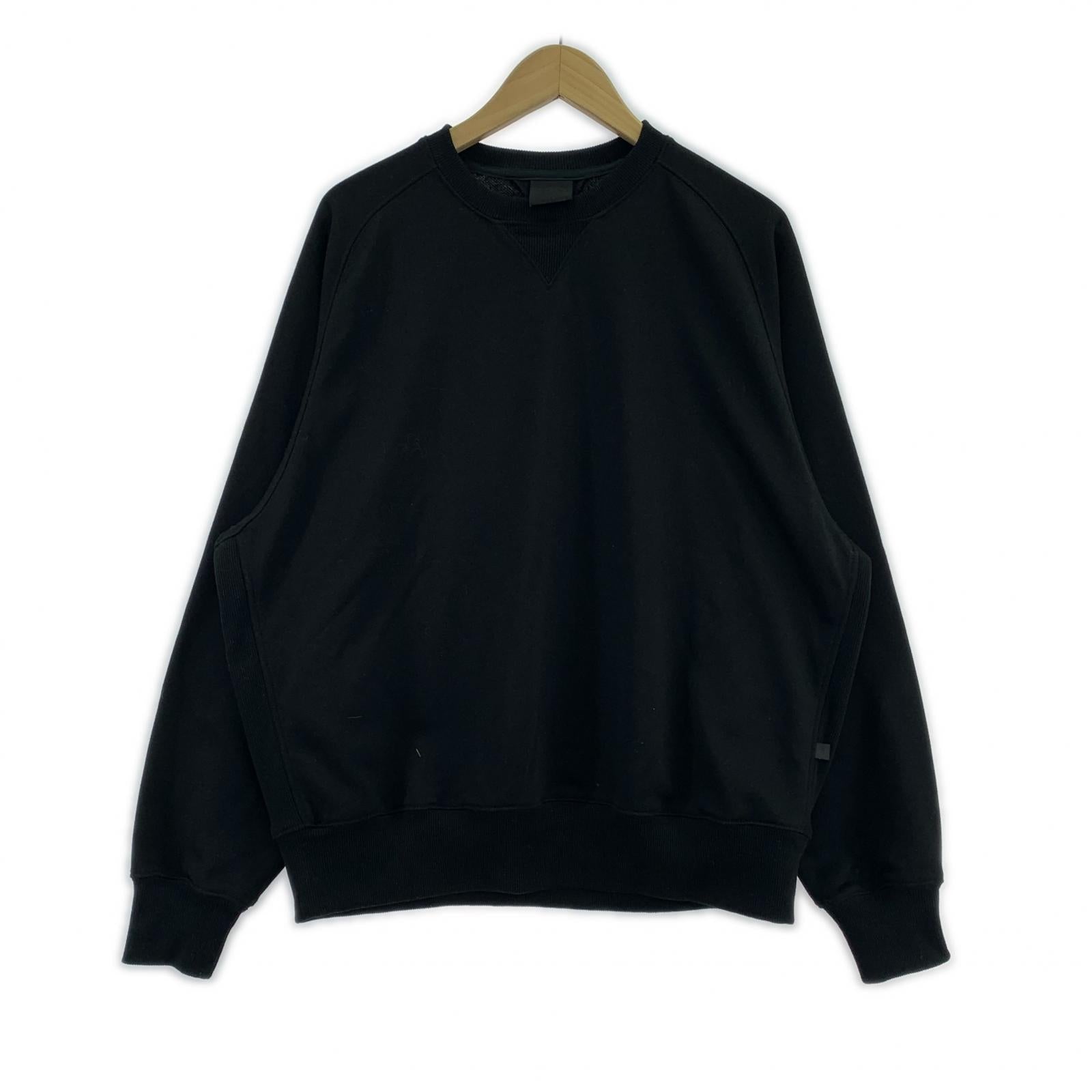 スウェット DAIWA PIER39 TECH SWEAT CREW FREEDOM SLEEVE BE-50025 黒 (S) S ブラック