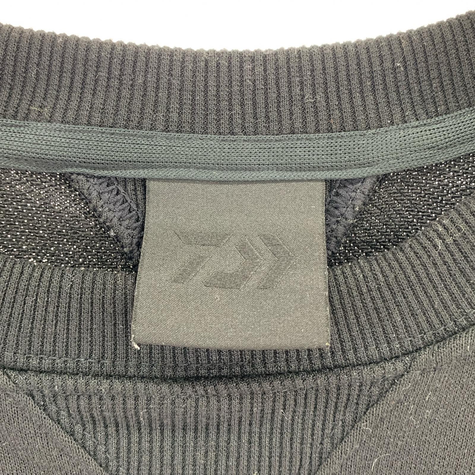 スウェット DAIWA PIER39 TECH SWEAT CREW FREEDOM SLEEVE BE-50025 黒 (S) S ブラック