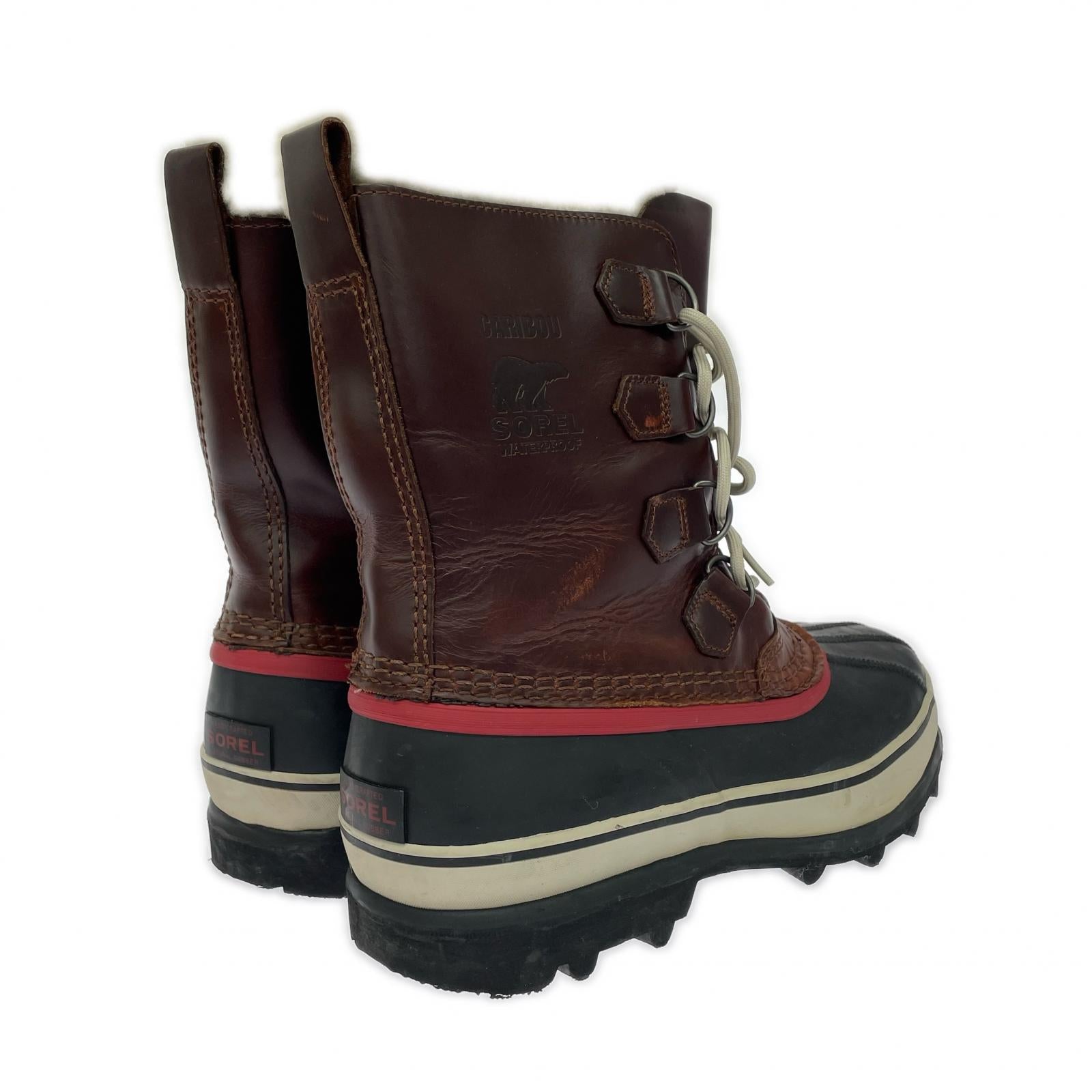 ブーツ ソレル CARIBOU WL ウォータープルーフブーツ 27cm (US9 UK8 1/2 EU44) ブラウン