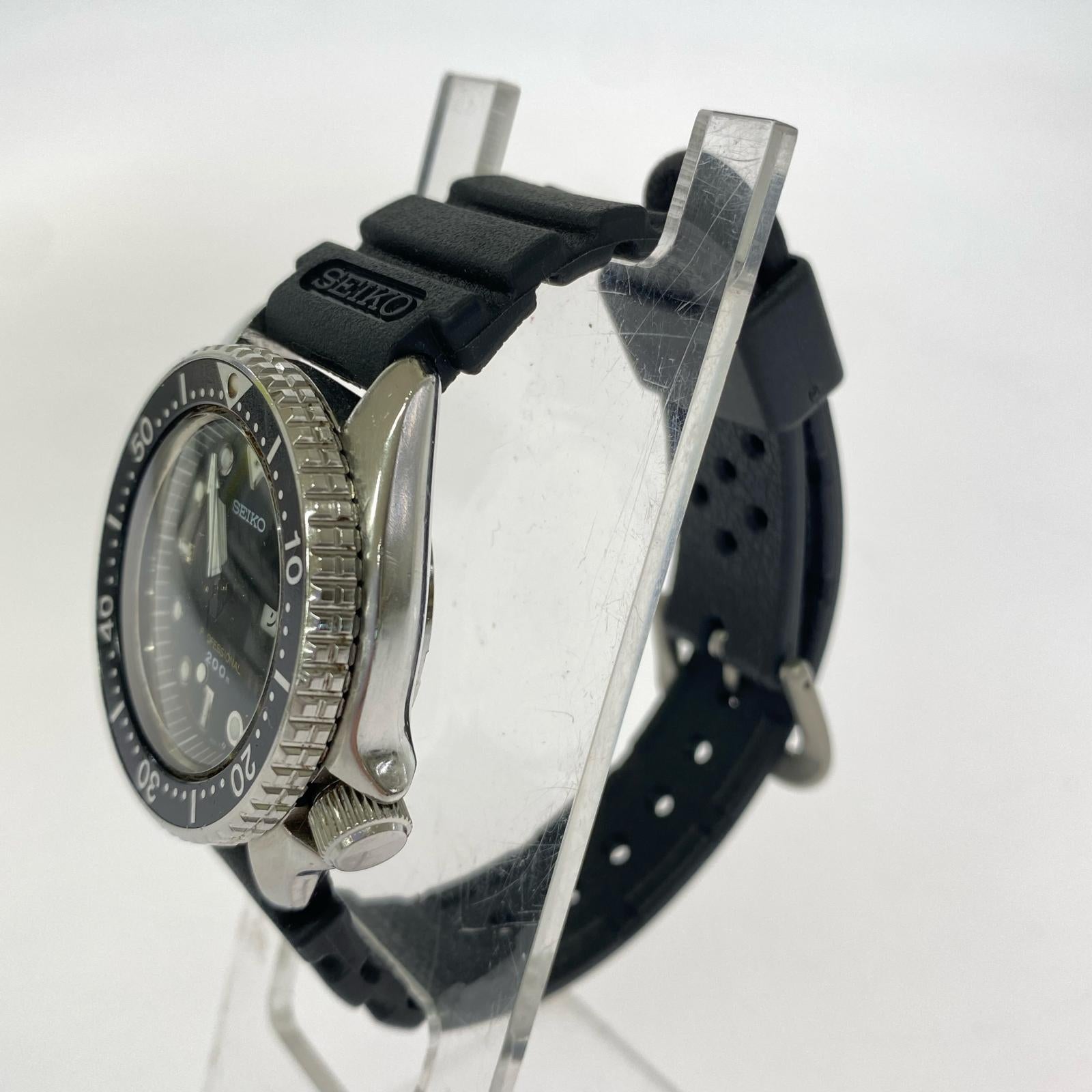 腕時計 ダイバーズウォッチ 7C43-6010 ブラック