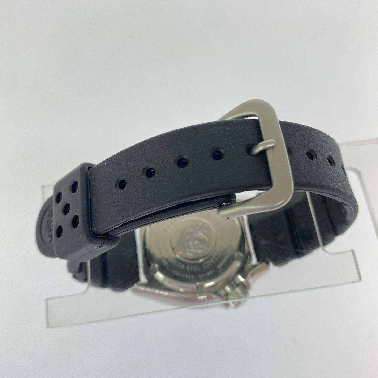 腕時計 ダイバーズウォッチ 7C43-6010 ブラック