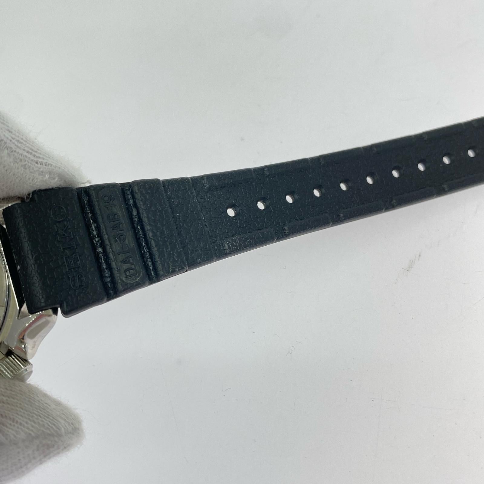 腕時計 ダイバーズウォッチ 7C43-6010 ブラック