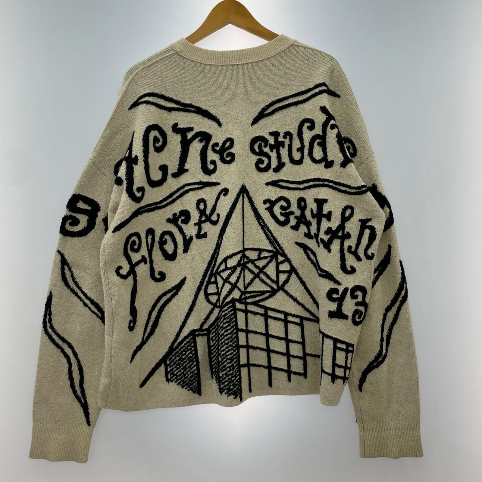 ニット FN-MN-KNIT000415 S ベージュ