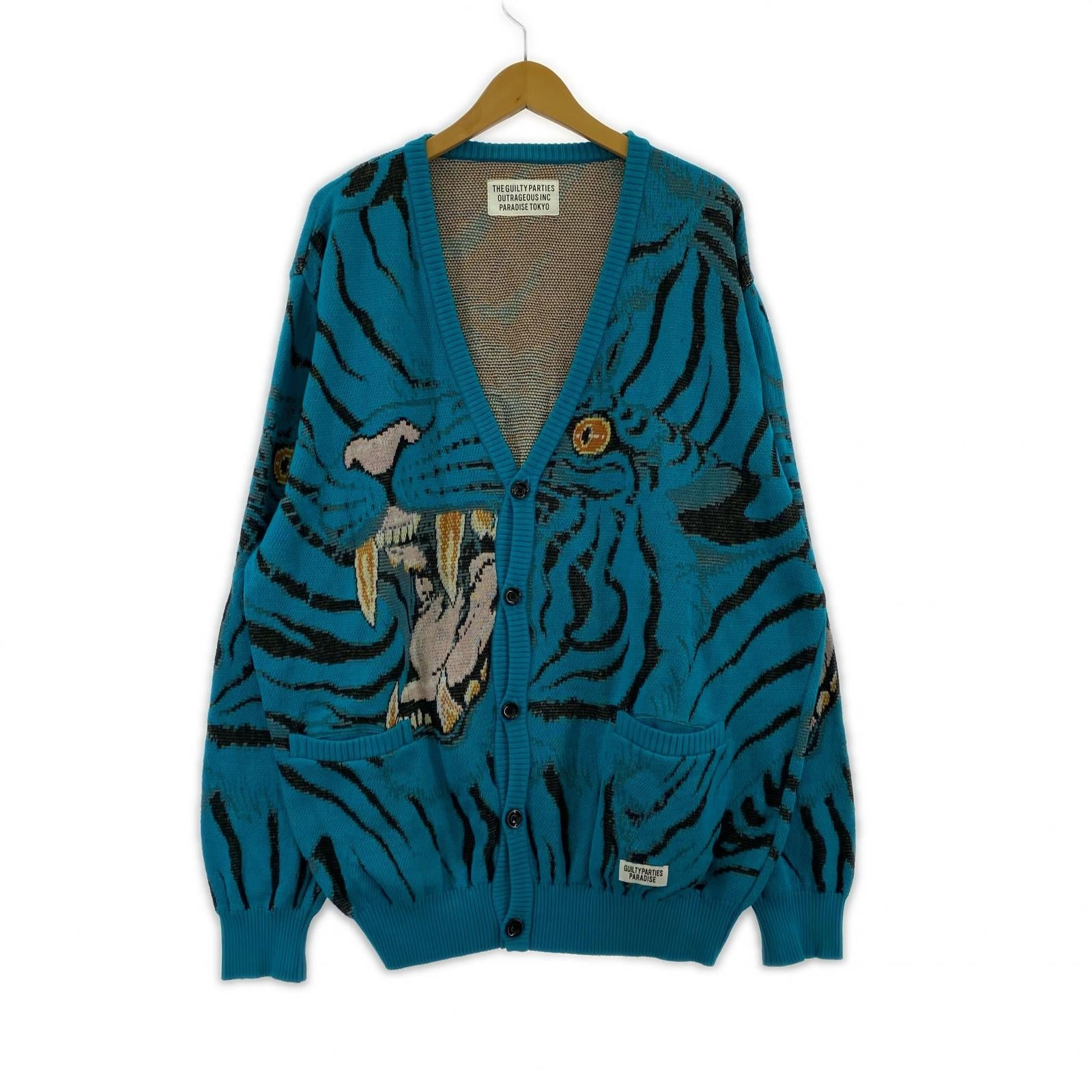 カーディガン Tim Lehi JACQUARD カーディガン ミント L L