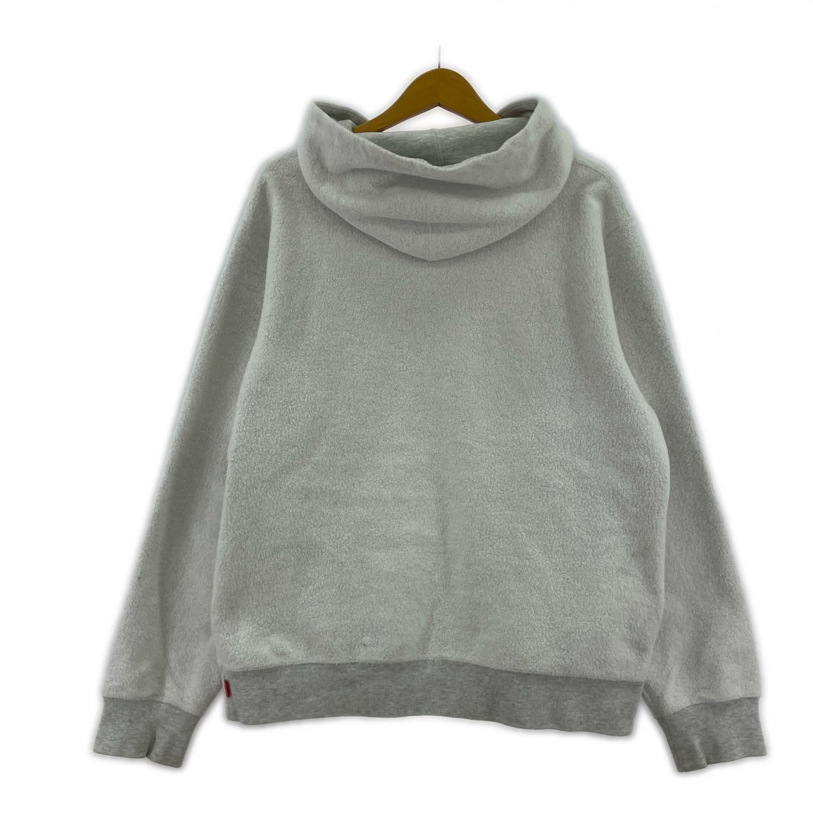 パーカー 18SS Reverse Fleece Hooded M グレー M ホワイト