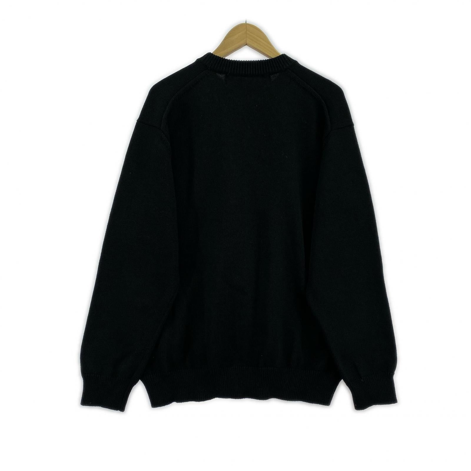 ニット 23SS LOGO CREW KNIT BLK M M ブラック