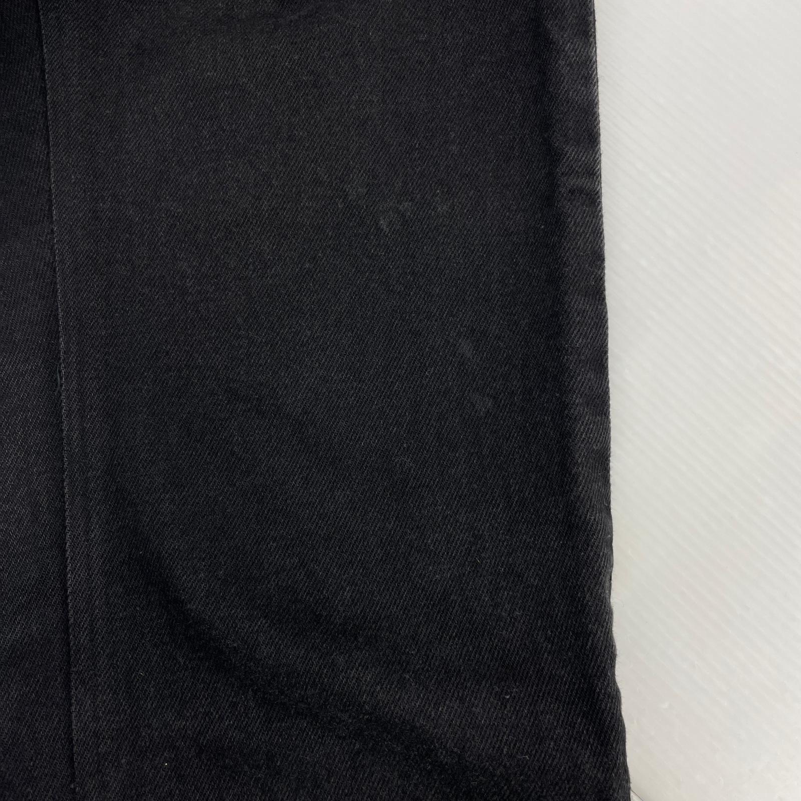 デニムパンツ Levi's カットオフ リメイク デニムパンツ グレー ブラック
