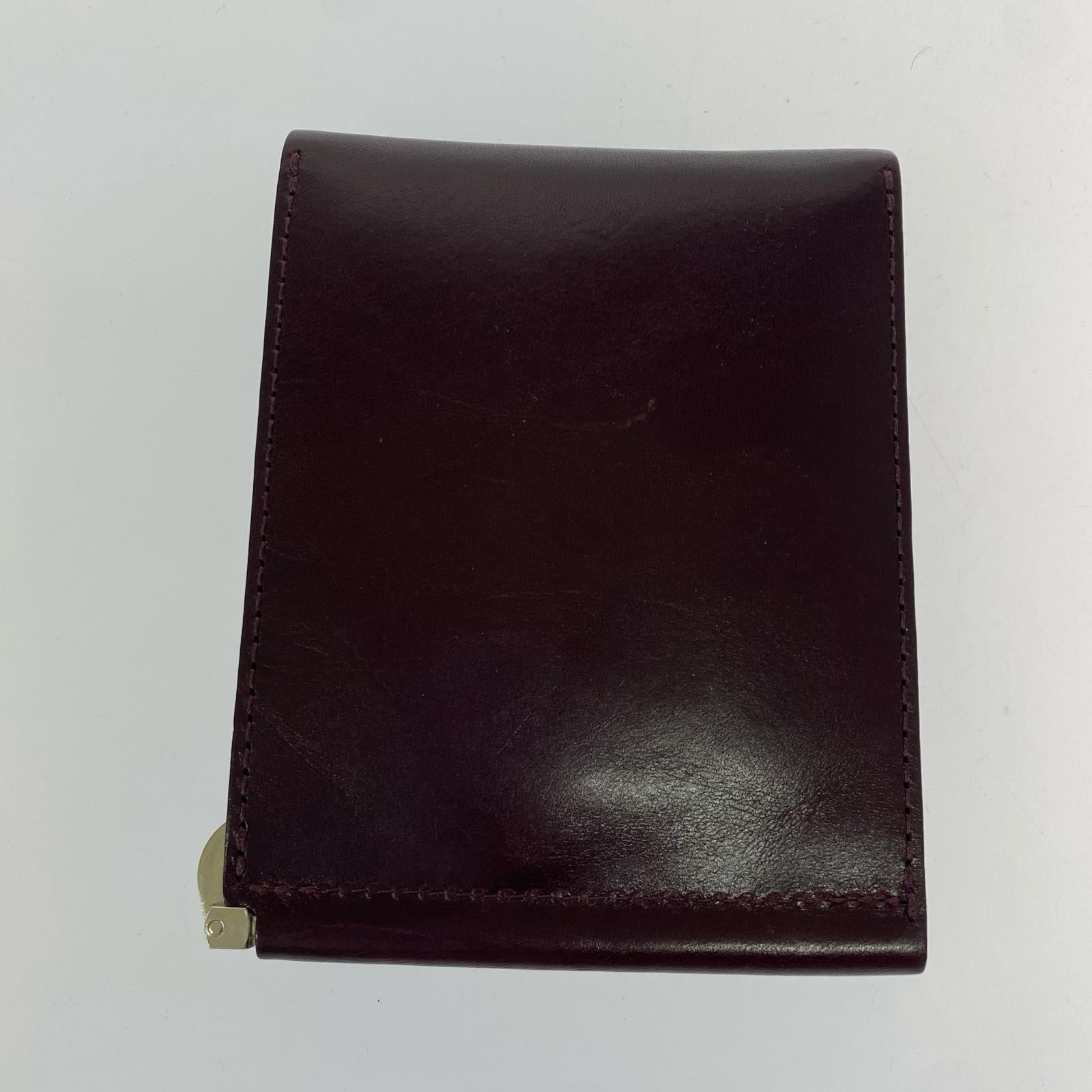 コンパクトウォレット RELAXFIT Benjamin 革財布 レッド