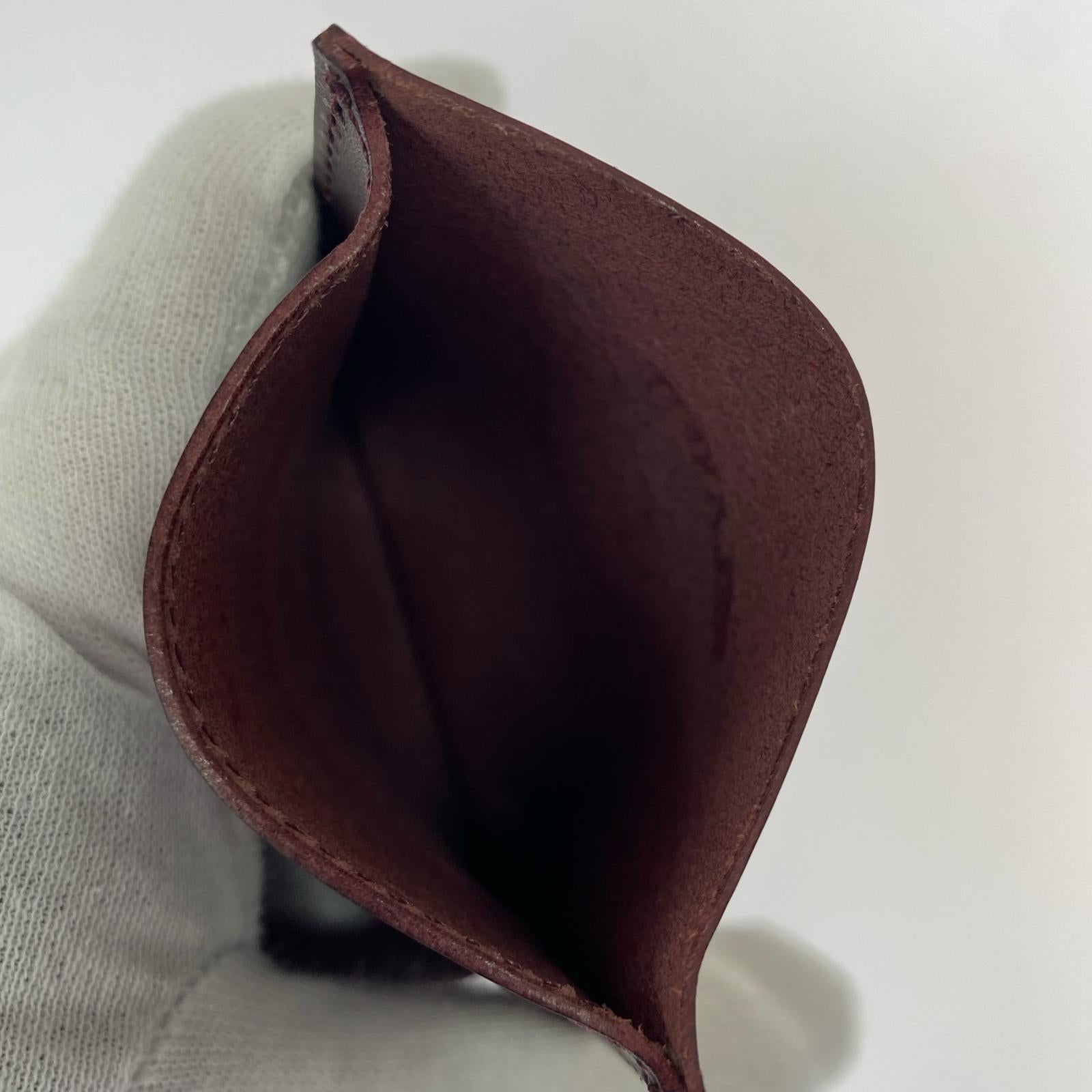 コンパクトウォレット RELAXFIT Benjamin 革財布 レッド