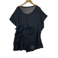 半袖Tシャツ yohji yamamoto ヨウジヤマモト -2 FZ-T85-097 2 ブラック
