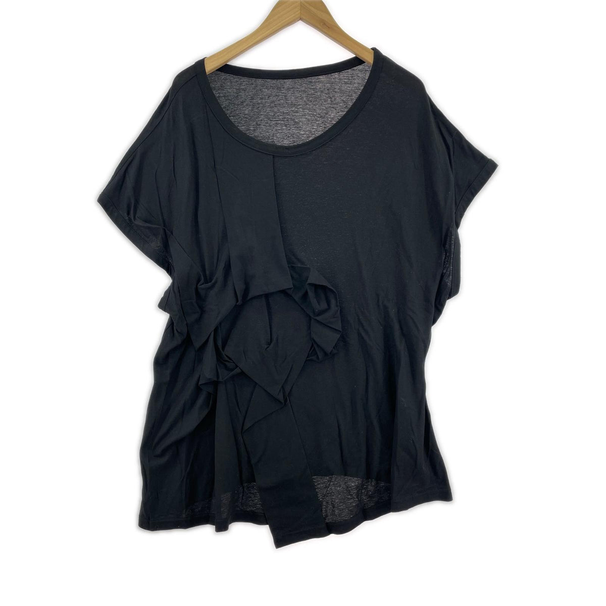 半袖Tシャツ yohji yamamoto ヨウジヤマモト -2 FZ-T85-097 2 ブラック