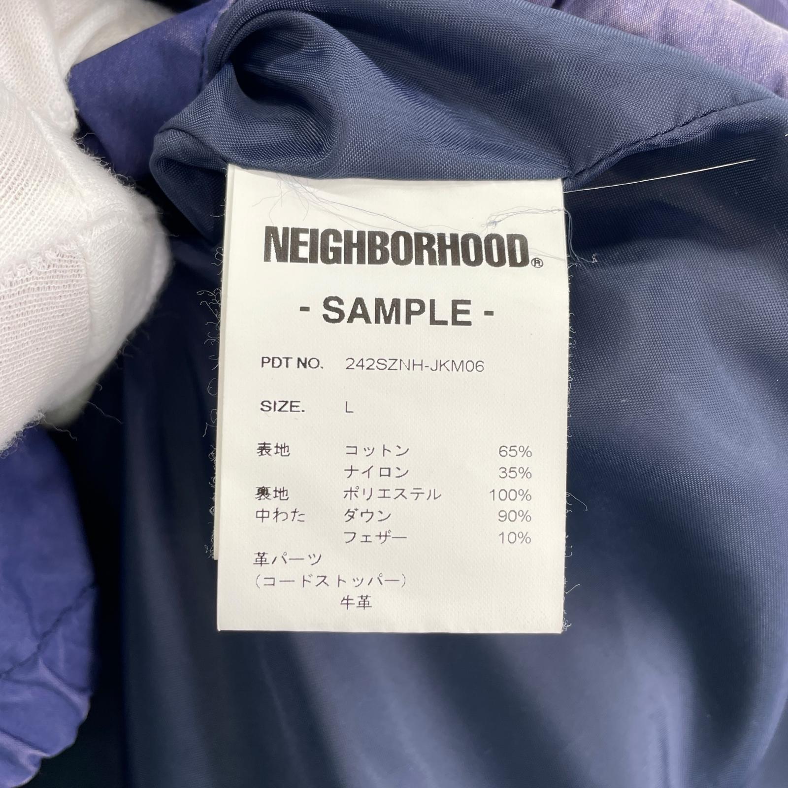 ダウンジャケット FADED DOWN JACKET 紫 L L