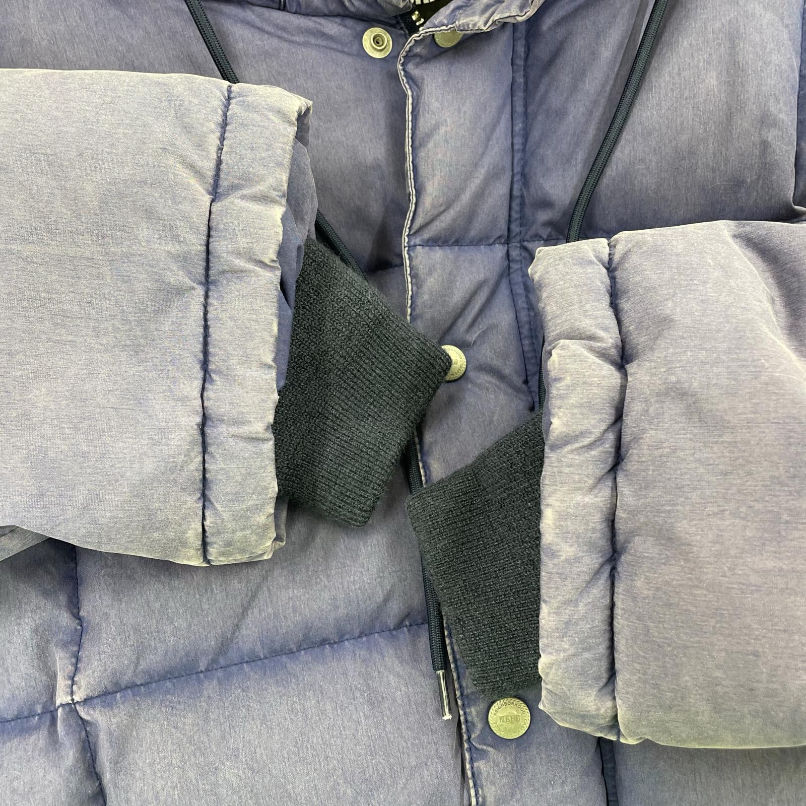 ダウンジャケット FADED DOWN JACKET 紫 L L