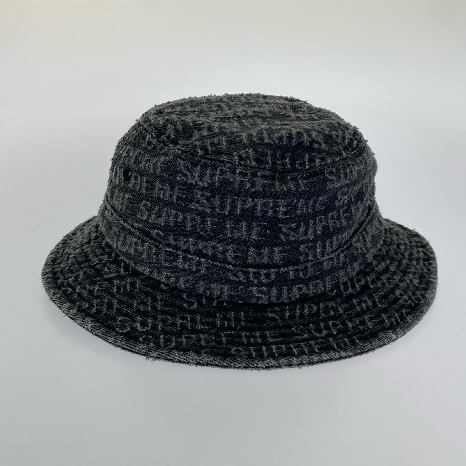 ハット 24AW Needle Punch Denim Crusher グレー