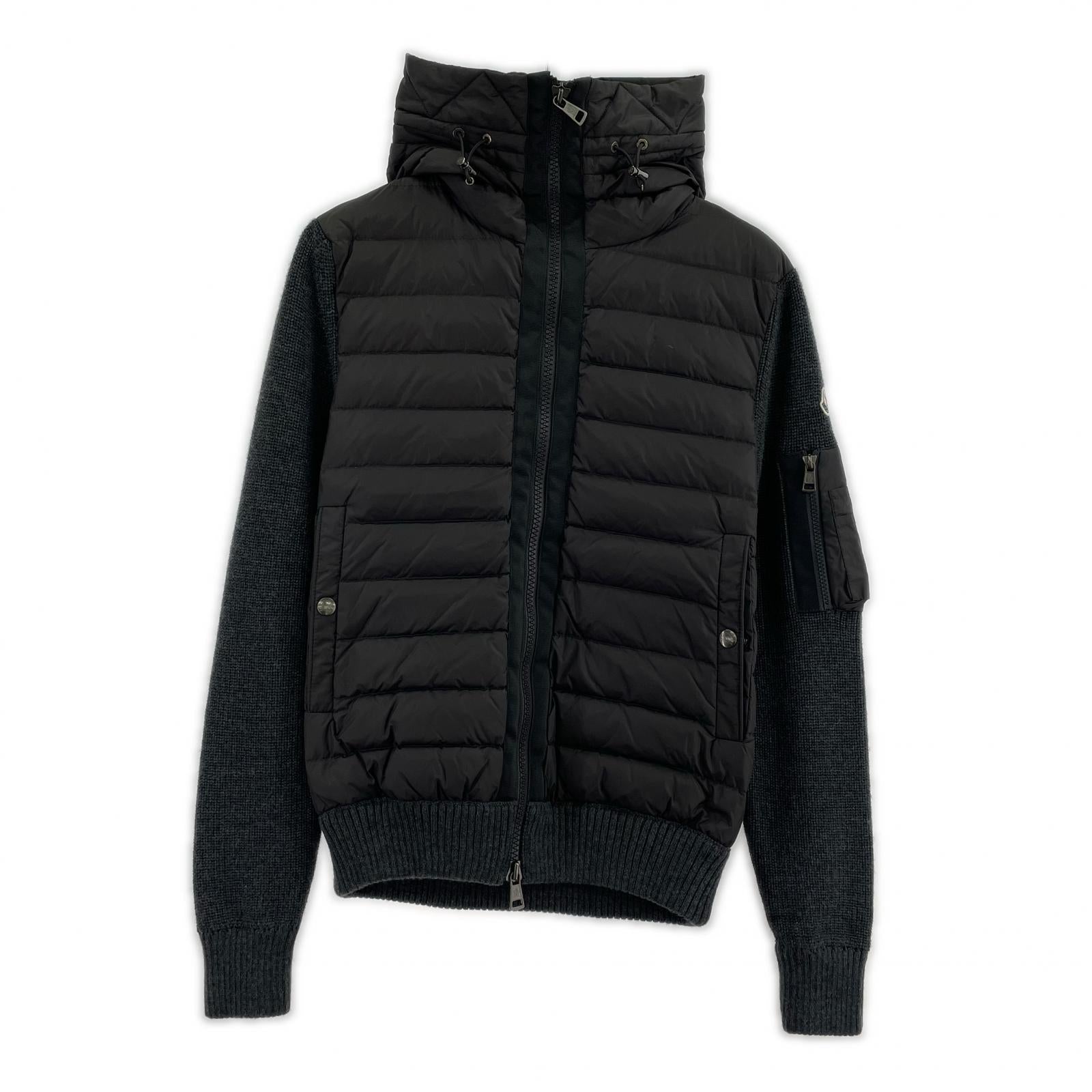 ダウンジャケット MAGLIONE TRICOT CARDIGAN (S) S グレー