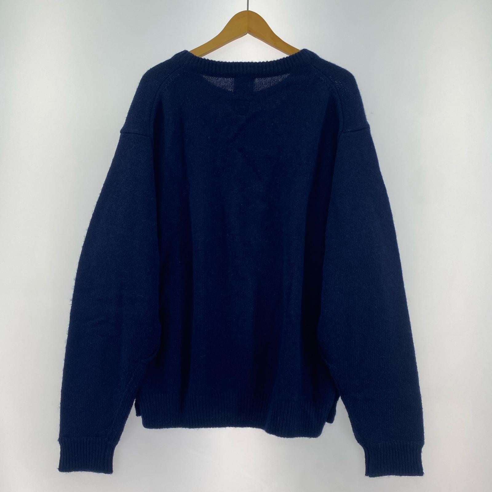 ニット BAMBOO SHOOTS ニット 紺 M M ネイビー
