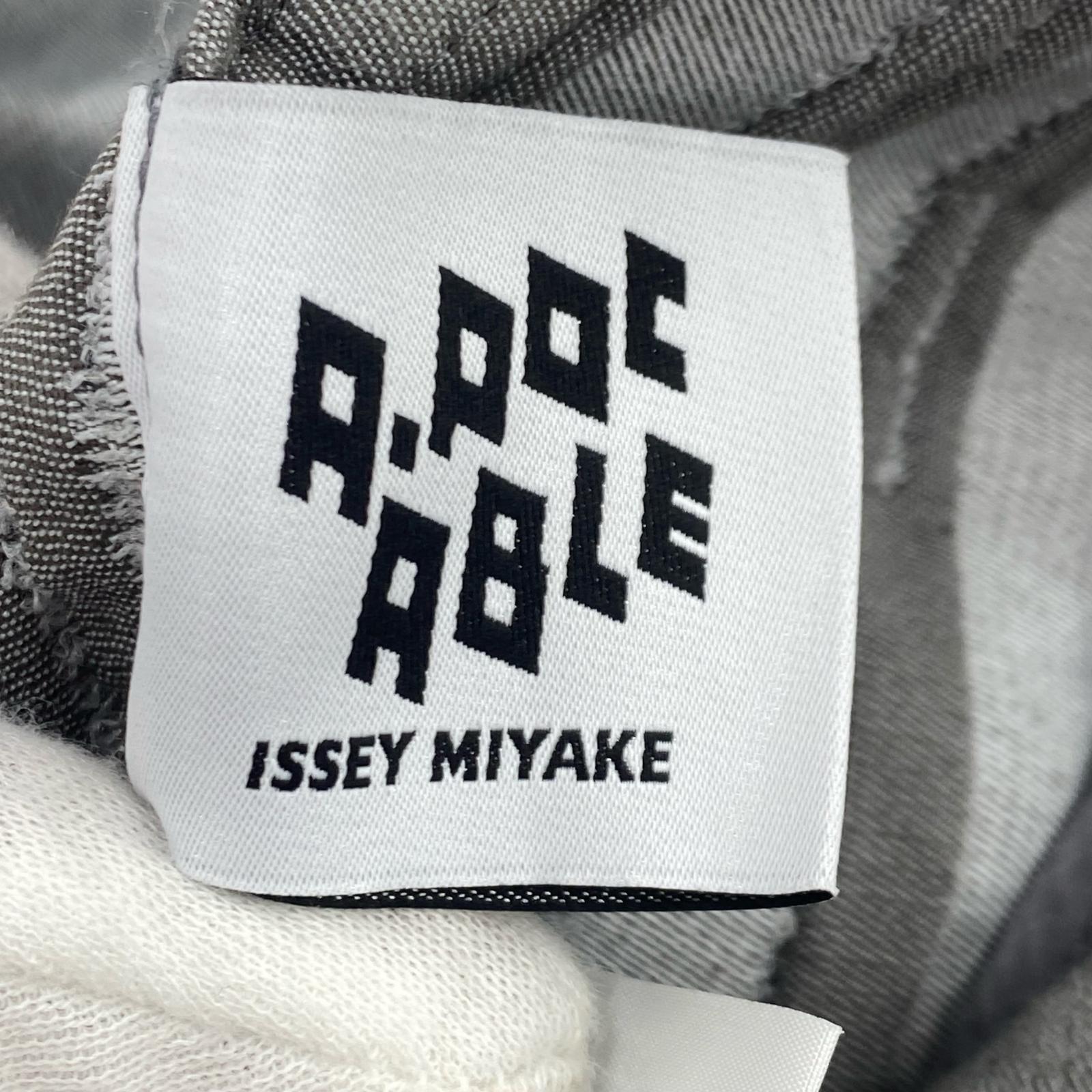 パンツ A-POC ABLE サイドラインプリントパンツ グレー 3 グレー