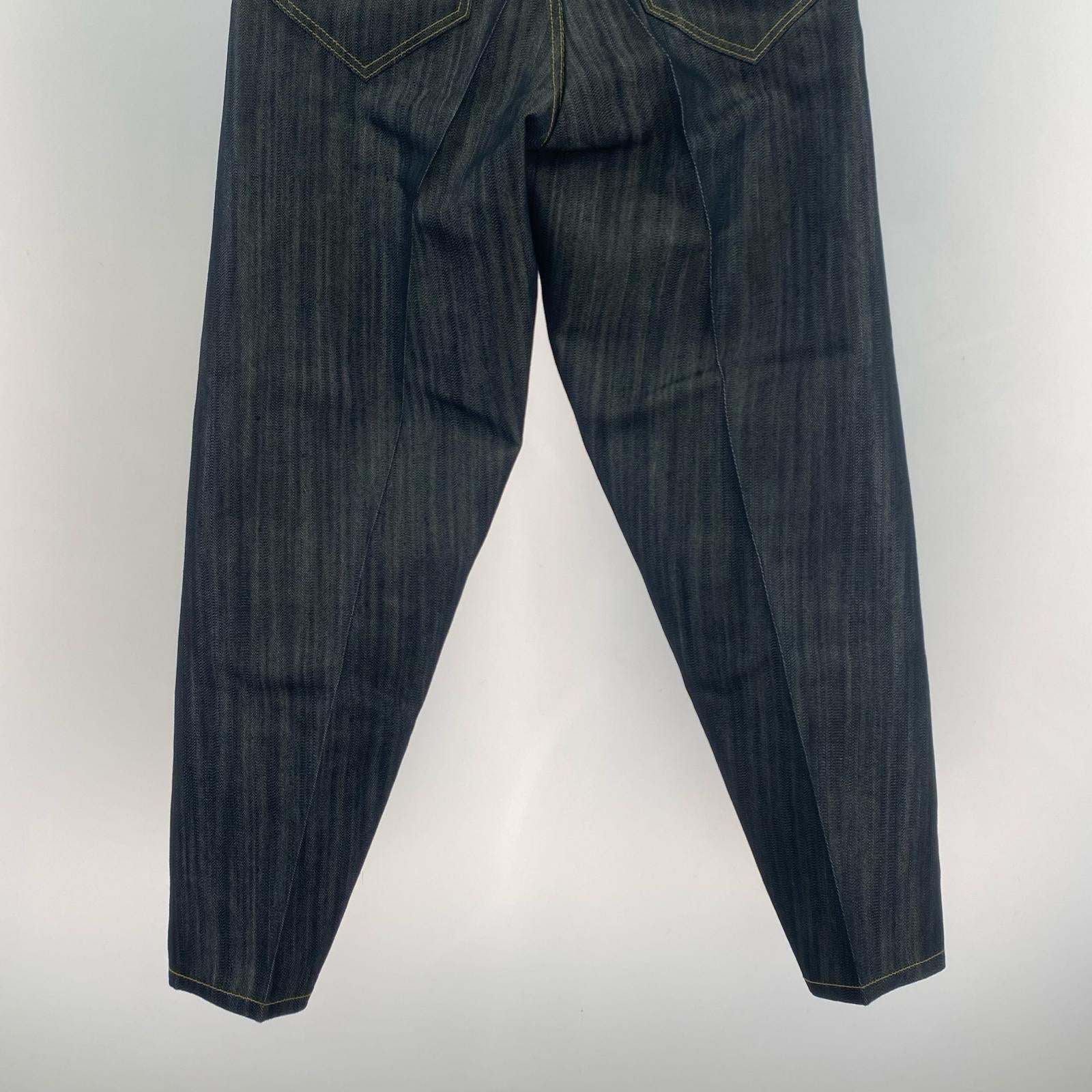 デニムパンツ 20SS FLAT DENIM PANTS 2 2 ブラック
