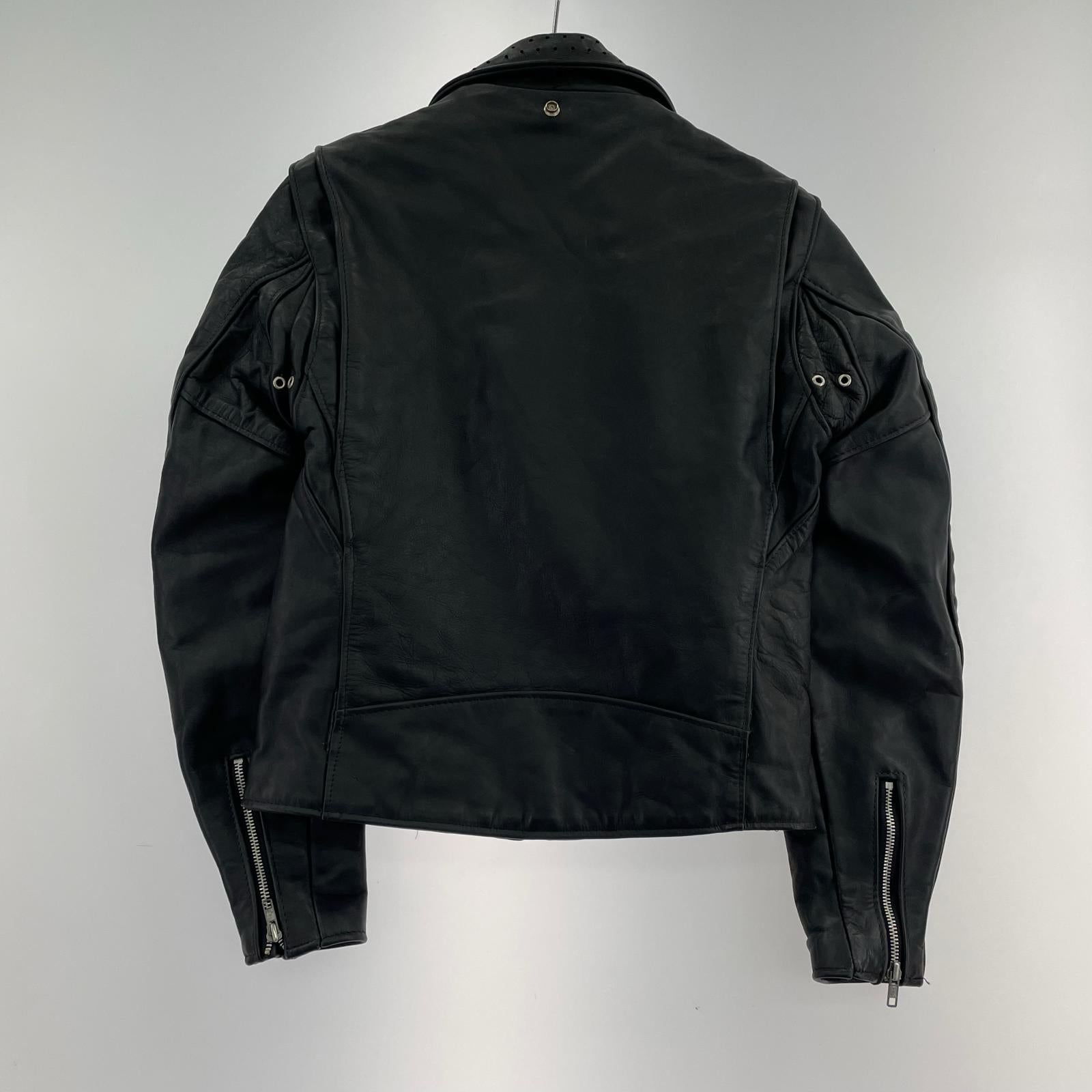 ライダースジャケット USA製 ダブルライダース BLK ブラック