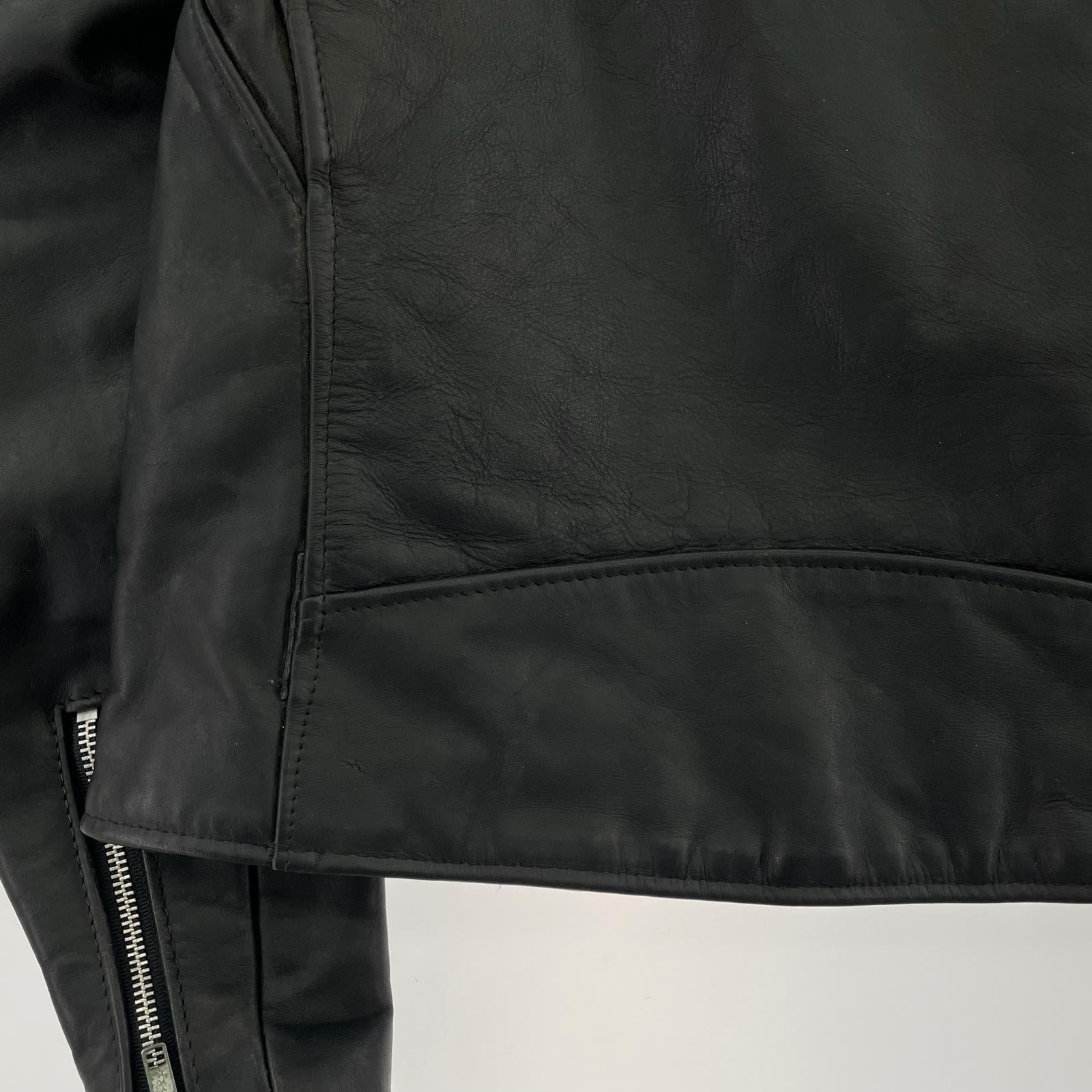 ライダースジャケット USA製 ダブルライダース BLK ブラック
