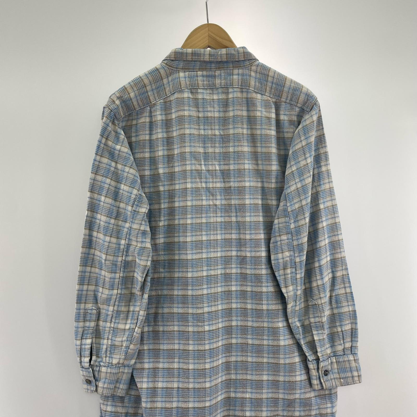 長袖シャツ REST' THEL 60s頃 グランパシャツ ブルー