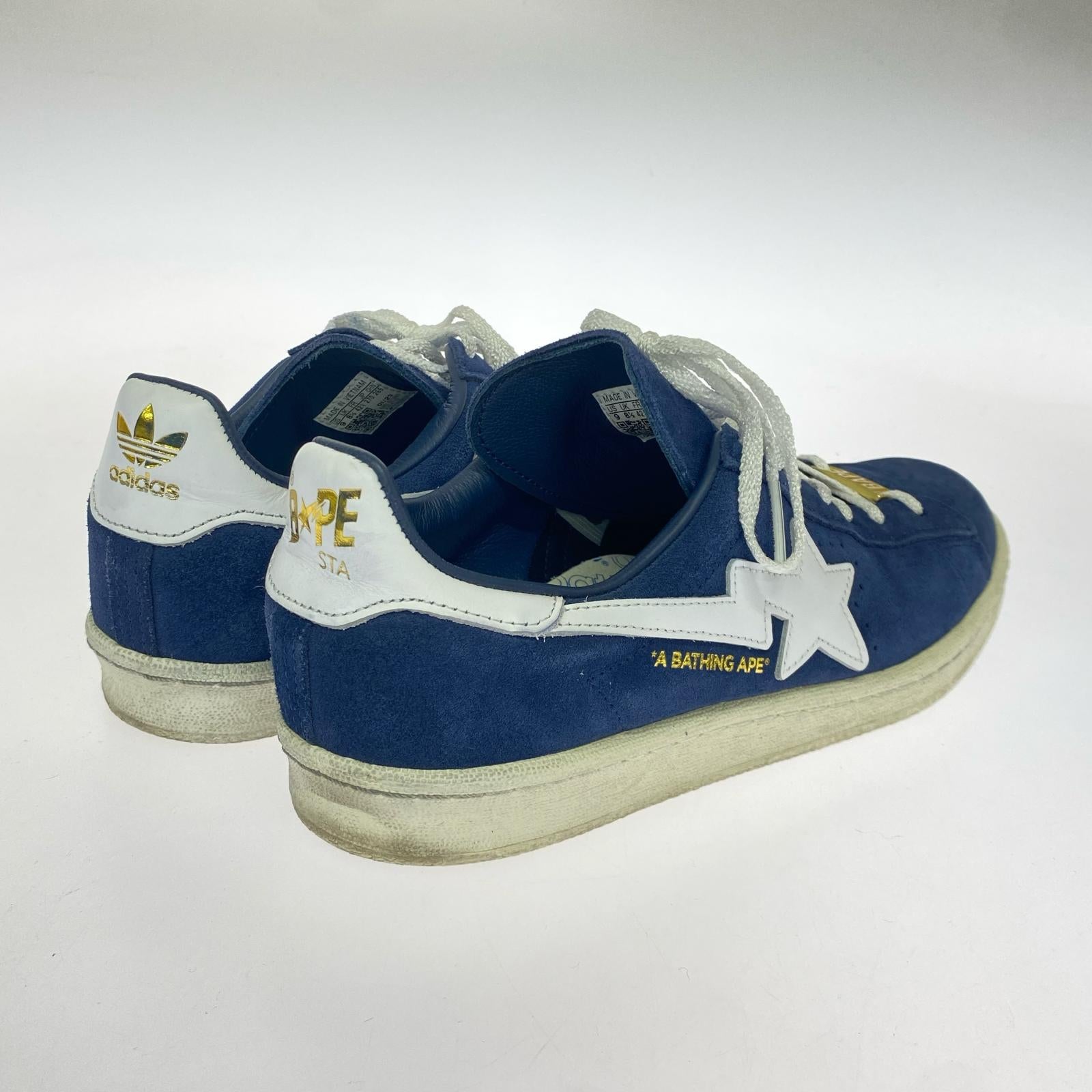 スニーカー ×A BATHING APE Campus 80's College Navy 27cm (US9 UK8 1/2 EU44)