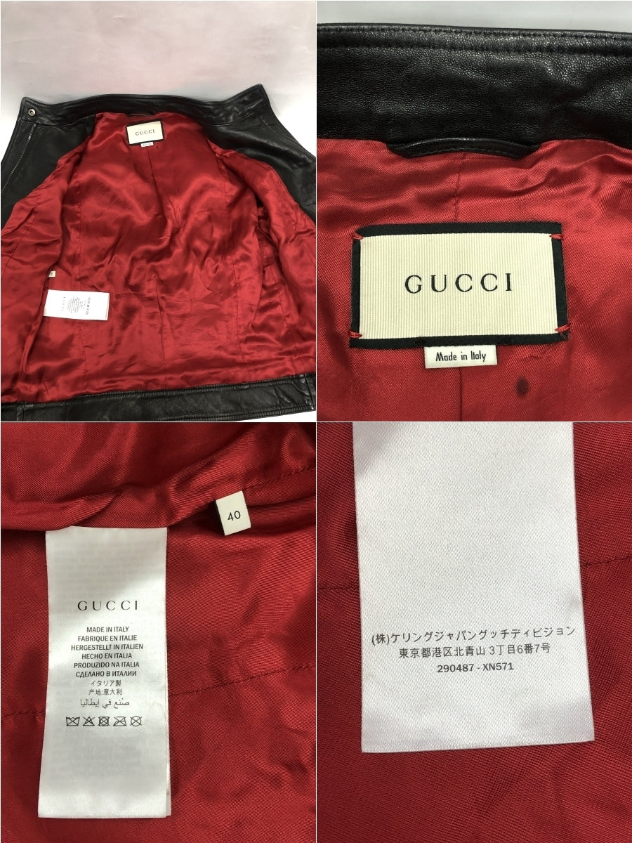 GUCCI/シングルライダース/BLK/40