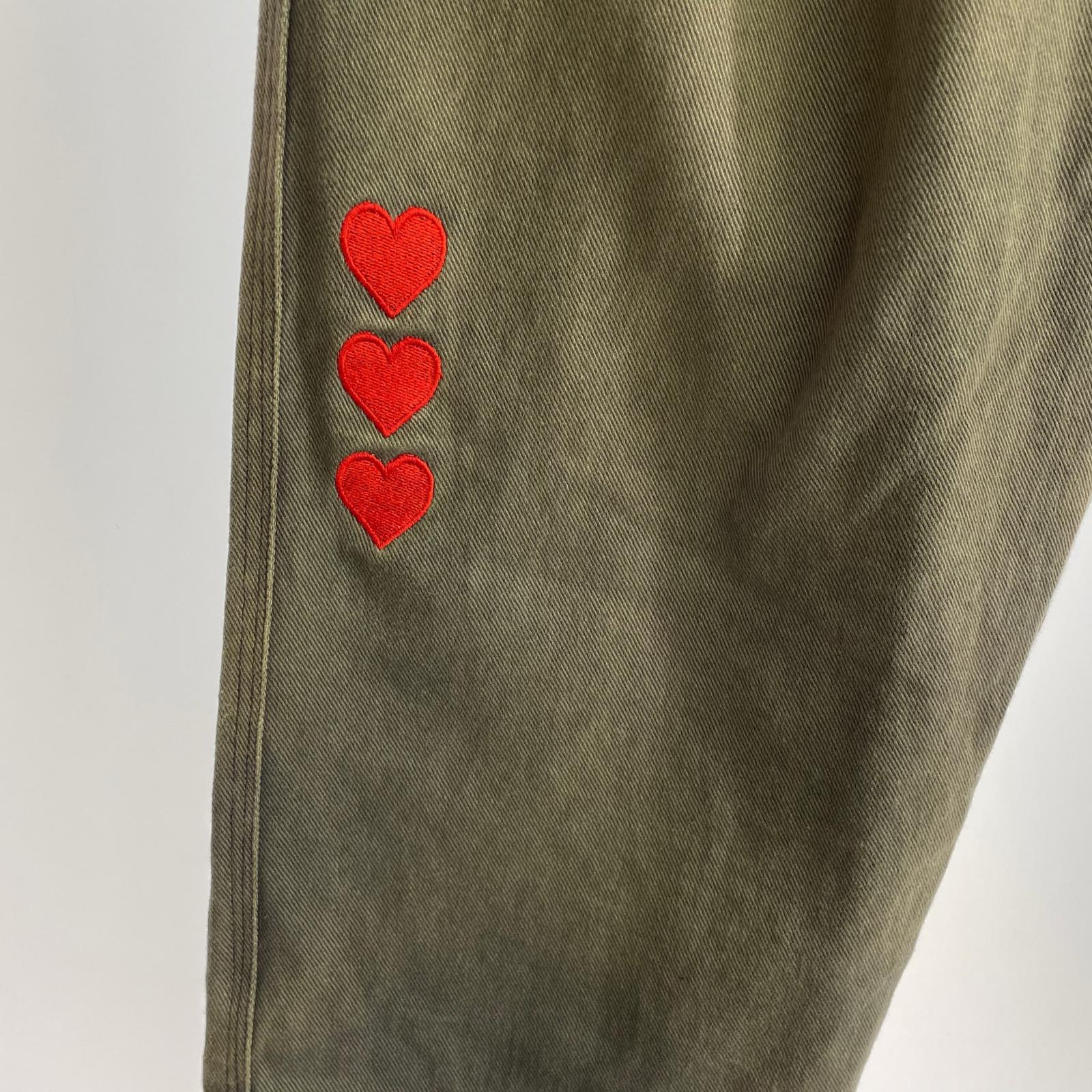 パンツ TELEVISISTAR CUPID LOVES PANTS S カーキ