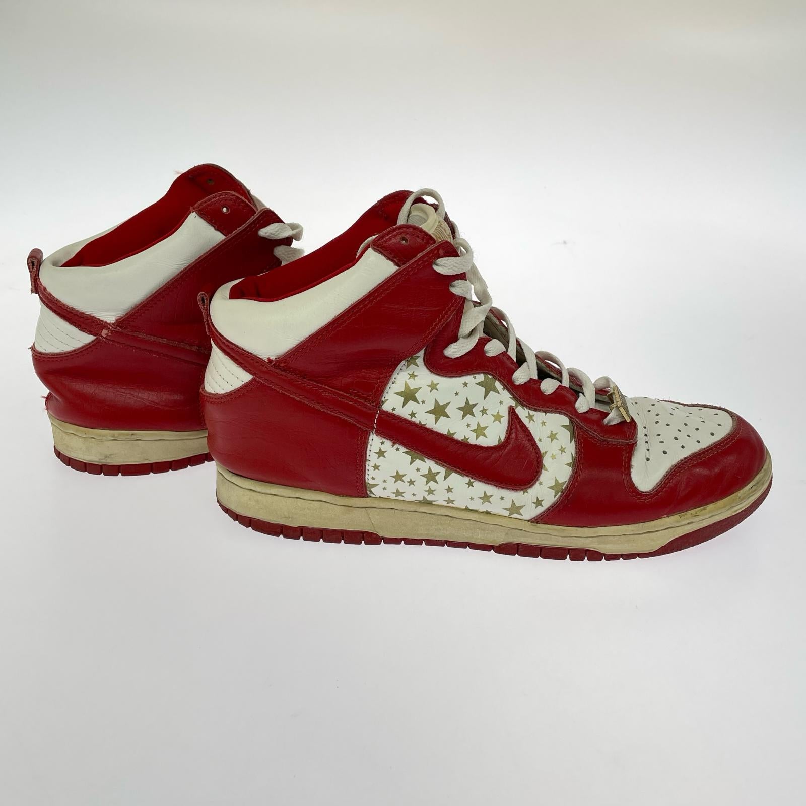 スニーカー ×Supreme Dunk High Red Stars 28.5cm (US10 1/2 UK10 EU47)