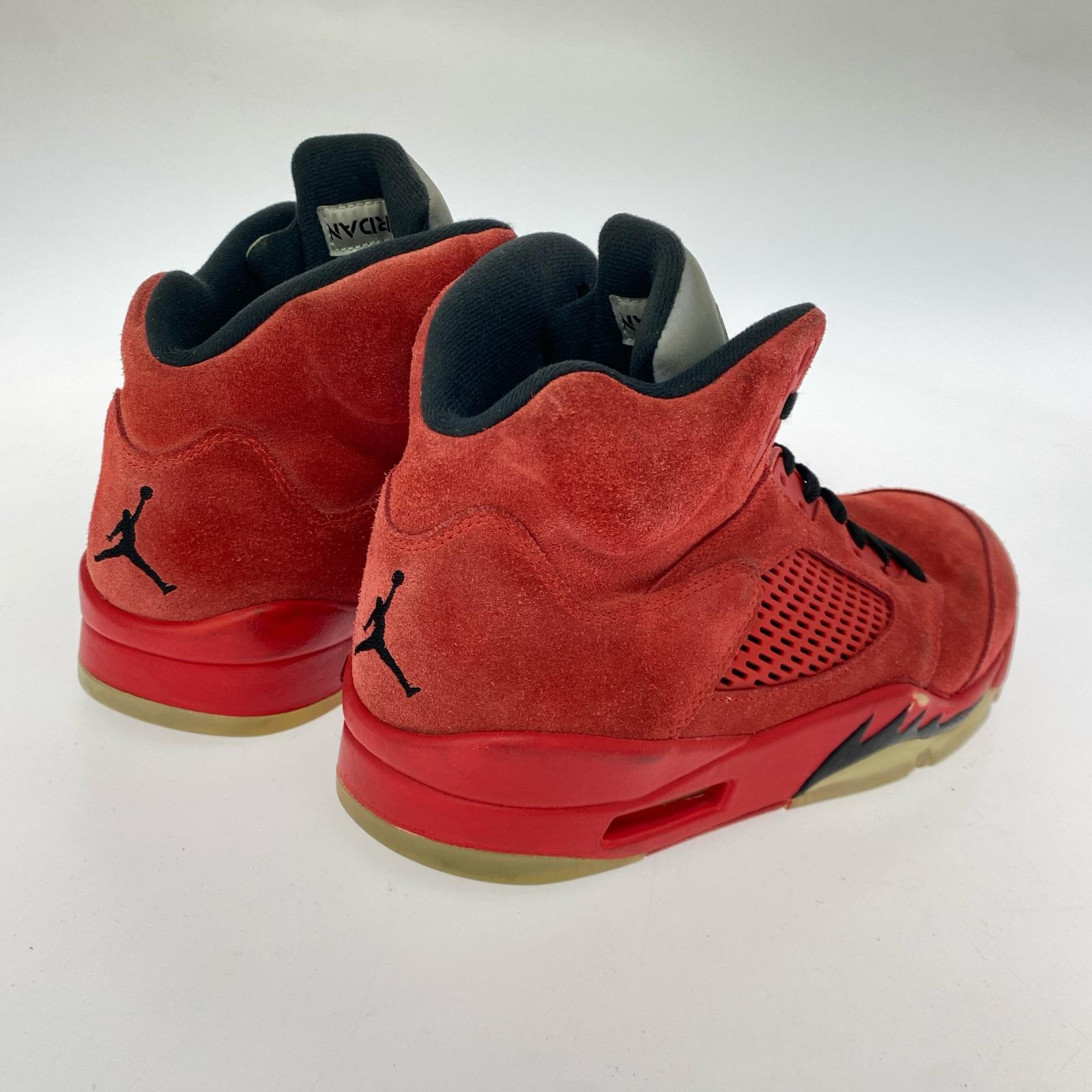 スニーカー AIR JORDAN 5 RETRO RED SUEDE 136027-602 27cm (US9 UK8 1/2 EU44) レッド