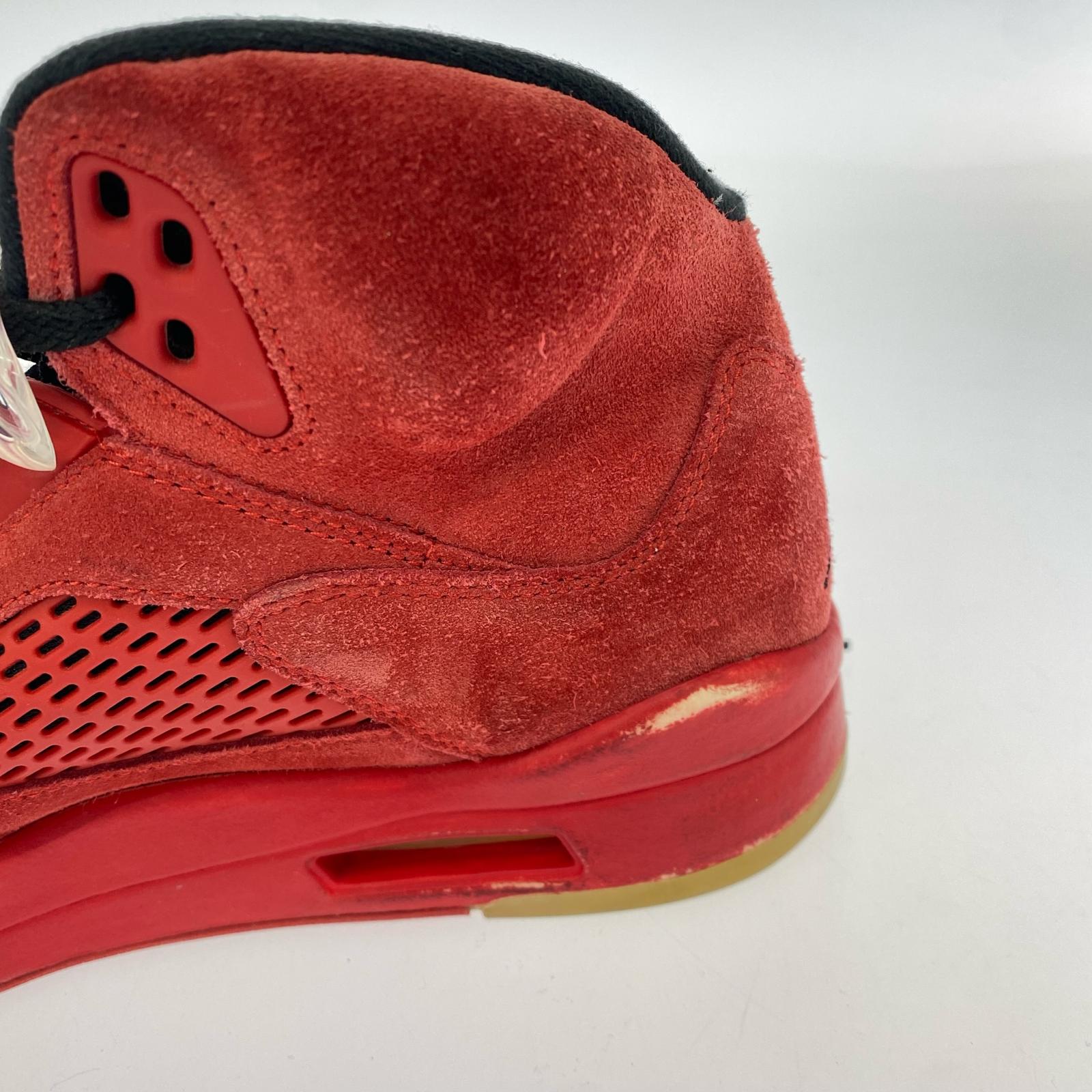 スニーカー AIR JORDAN 5 RETRO RED SUEDE 136027-602 27cm (US9 UK8 1/2 EU44) レッド