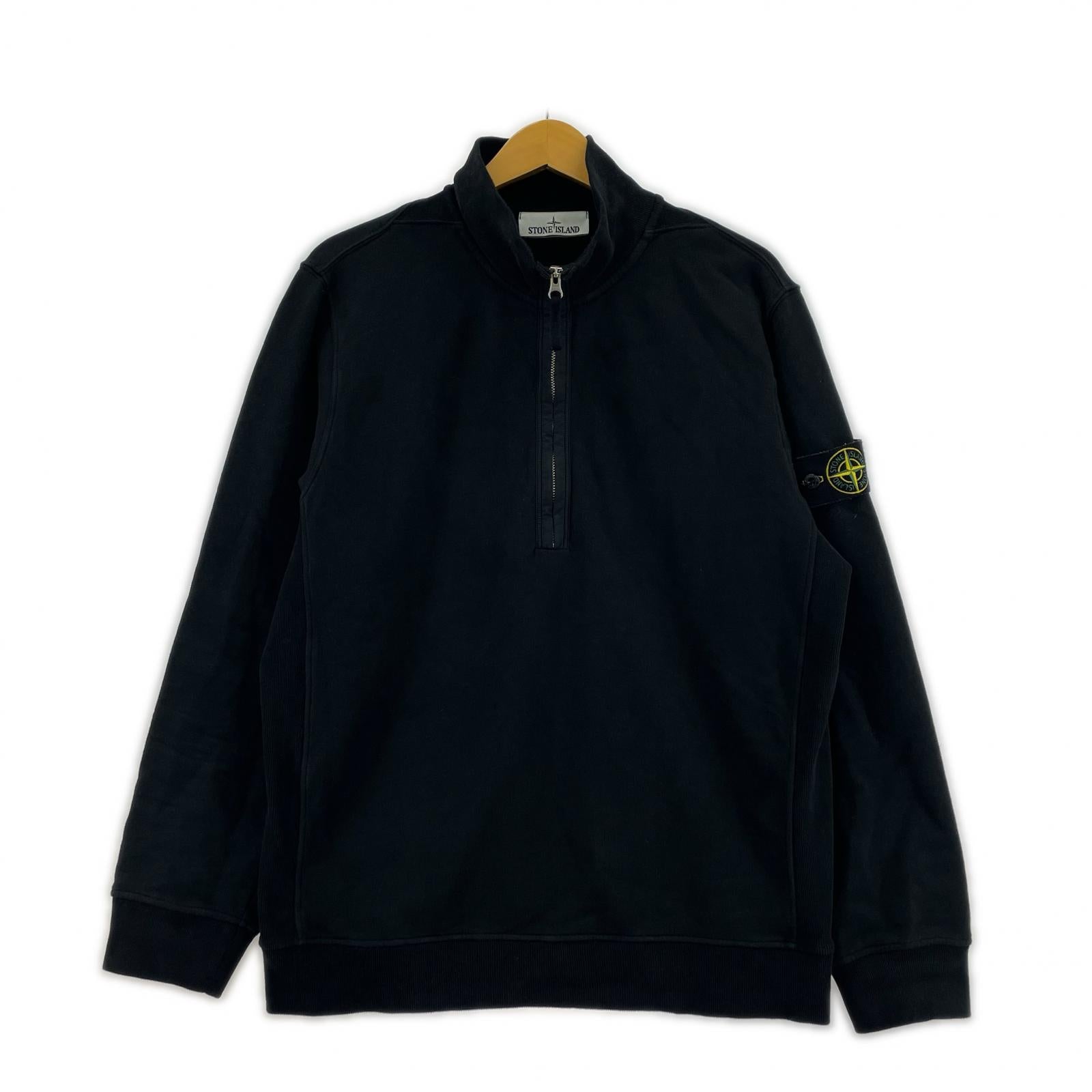 スウェット BRUSHED ORGANIC COTTON FLEECE M ブラック