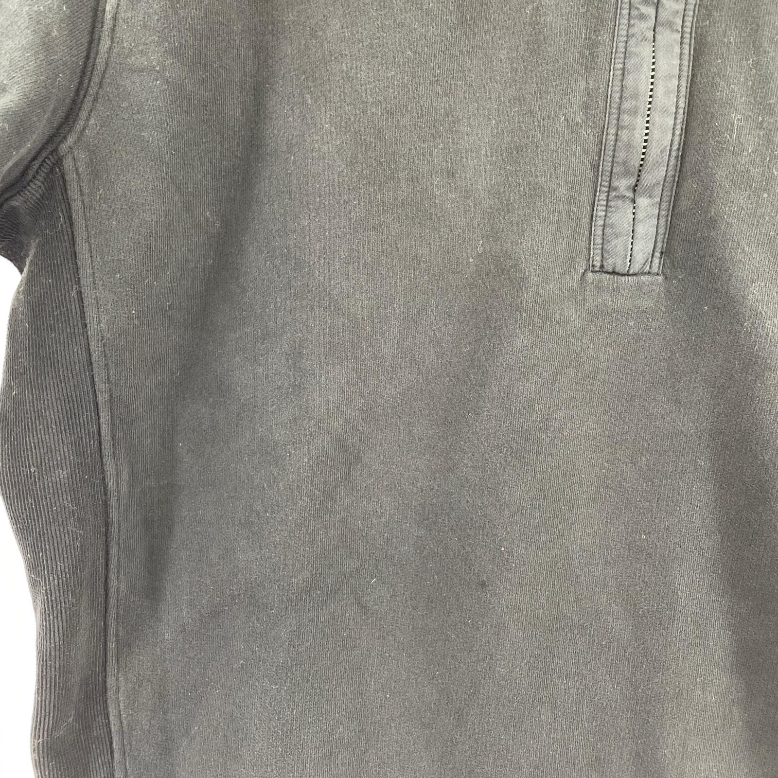 スウェット BRUSHED ORGANIC COTTON FLEECE M ブラック
