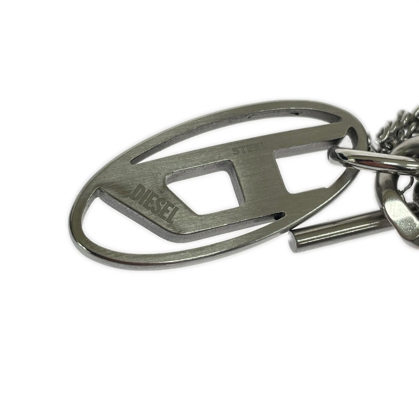 ネックレス DIESEL DX1549040 JEWEL Dロゴ ダブルチェーンネックレス シルバー