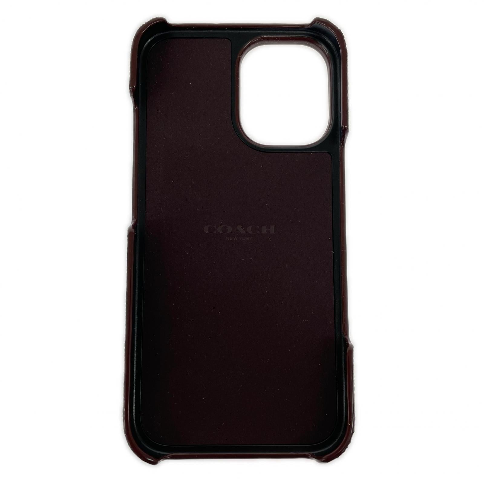 COACH Slim Wrap Case シグネチャータン iPhone16