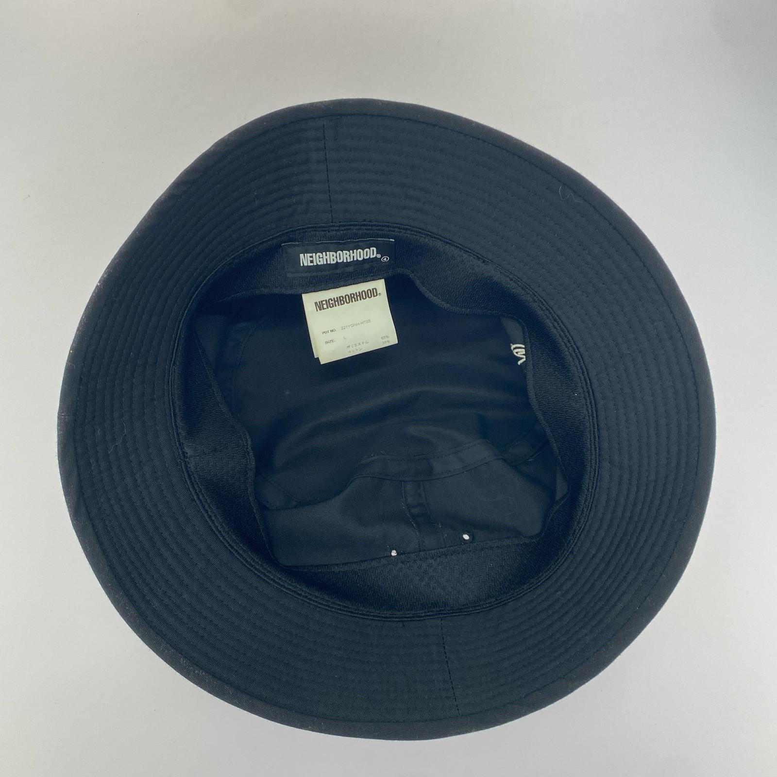 ハット BUCKET/EC-HAT/4/221YGNH-HT03 L ブラック