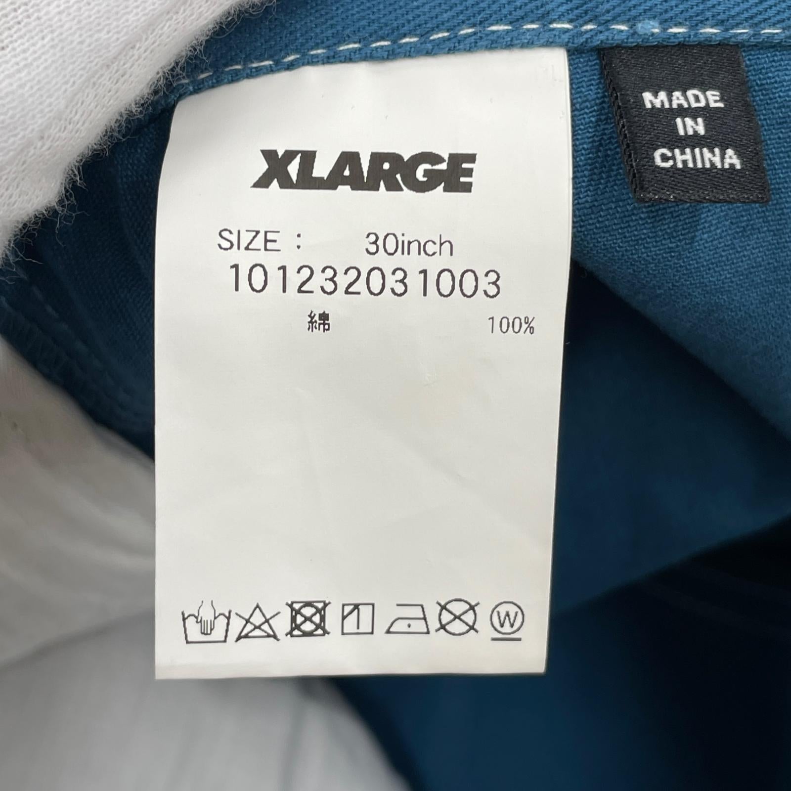 パンツ XLARGE ステッチベイカーパンツ30 ブルー
