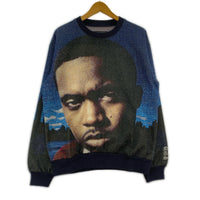 スウェット ×NAS GRAPHIC CREW NECK SWEAT M BLK M
