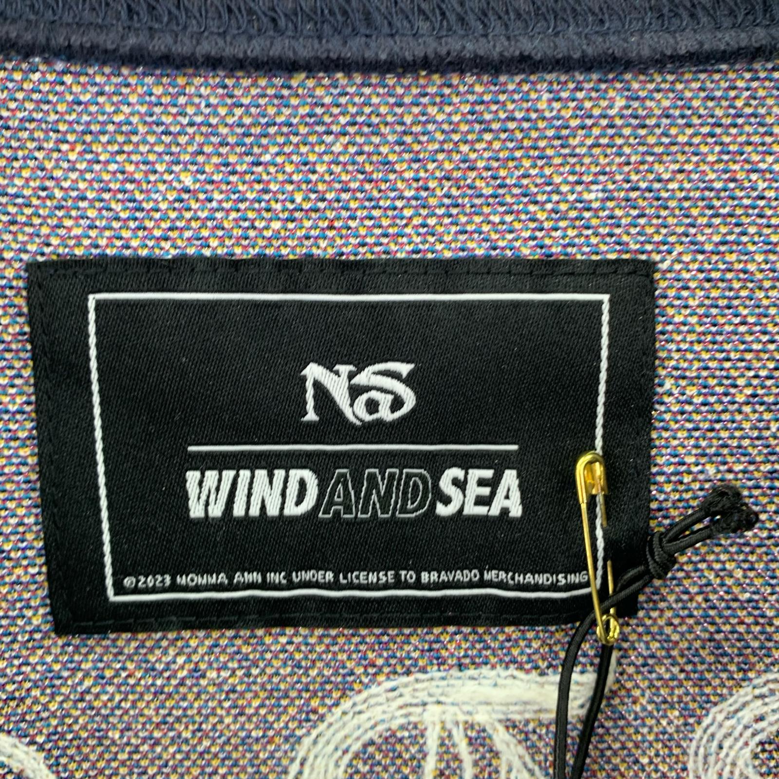スウェット ×NAS GRAPHIC CREW NECK SWEAT M BLK M