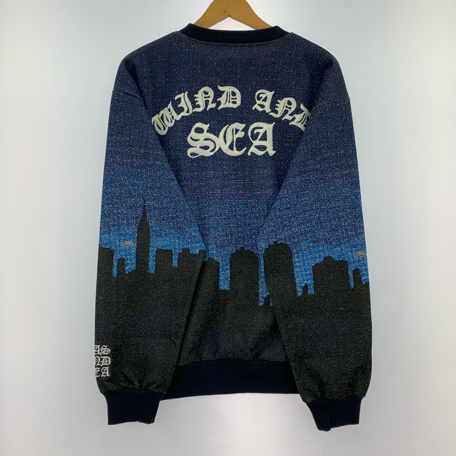 スウェット ×NAS GRAPHIC CREW NECK SWEAT M BLK M