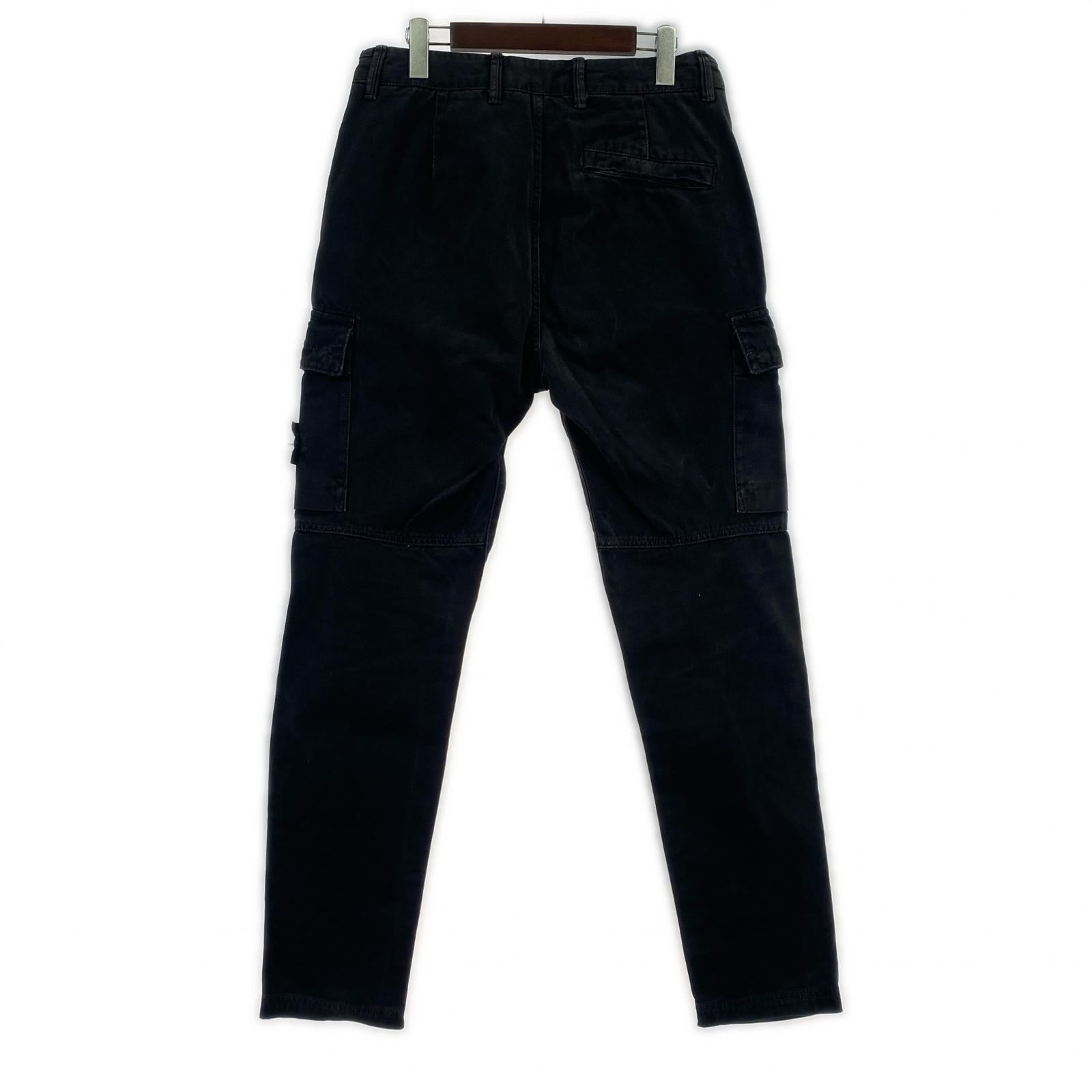パンツ 24AW ガーメンドダイ テーパード カーゴパンツ W29 29 ブラック