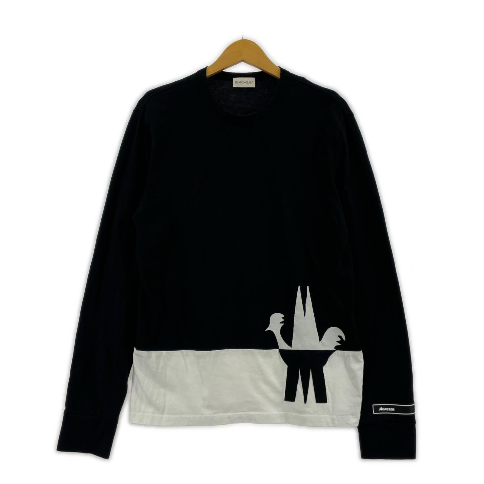 長袖Tシャツ カットソー F10918D70020 8390T M ブラック