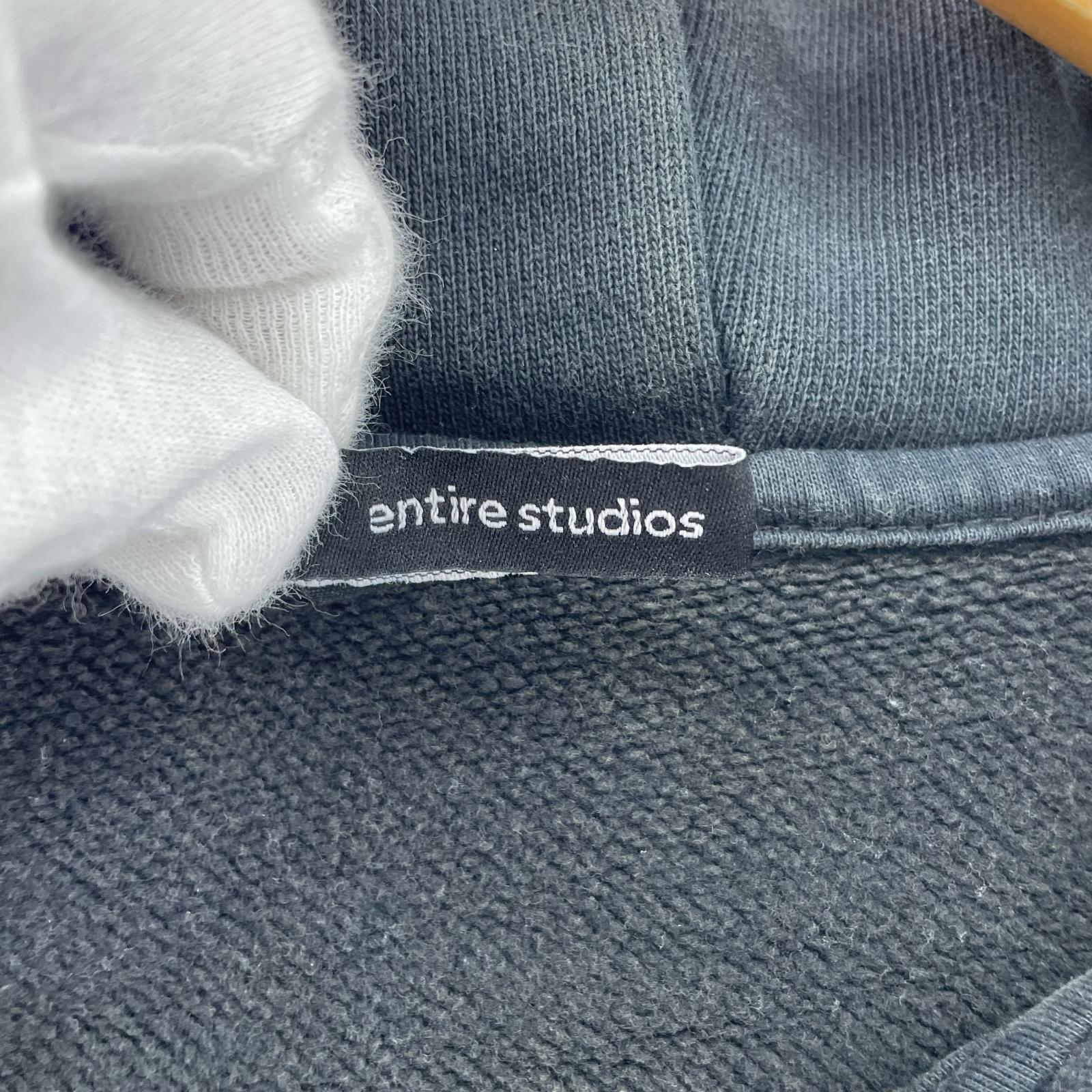 パーカー entire studios ES2106 (L) L ブラック