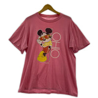 半袖Tシャツ 90s VELVA SHEEN ミッキー Tシャツ ピンク ピンク