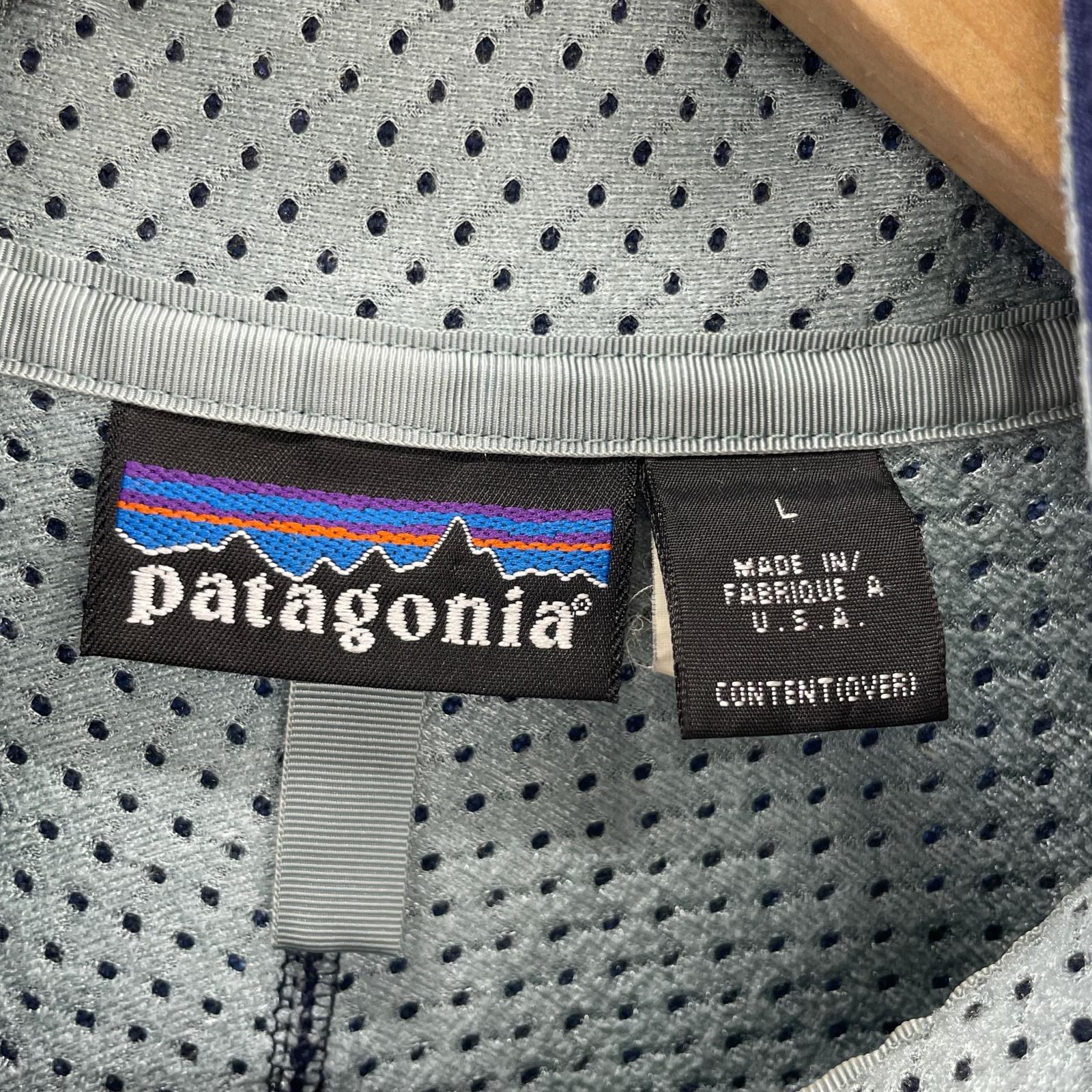 ジャケット patagonia 90s USA製 レトロカーディガン 23023 紺 ネイビー (L) L ネイビー