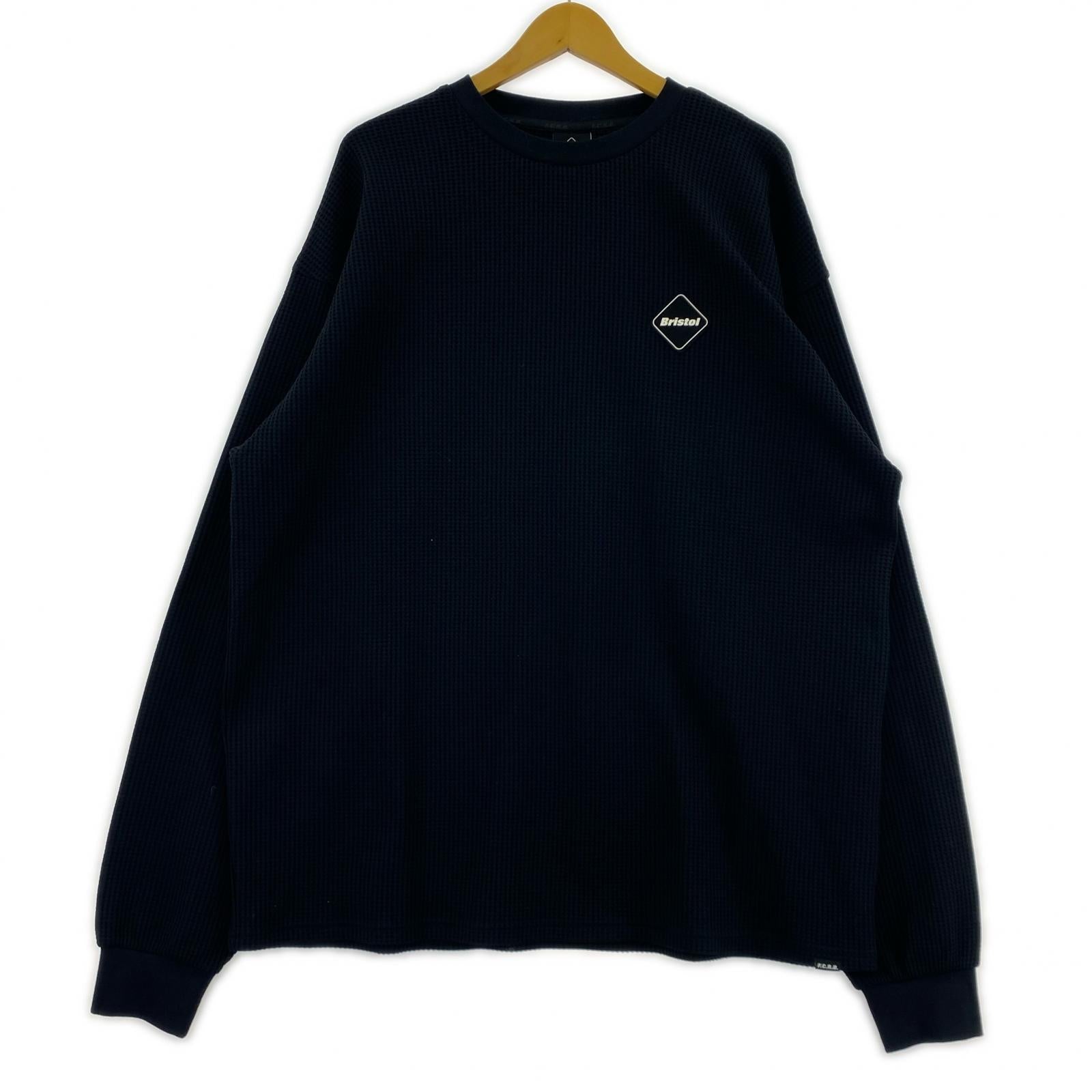 長袖Tシャツ TECH WAFFLE LOUNGE TOP ブラック