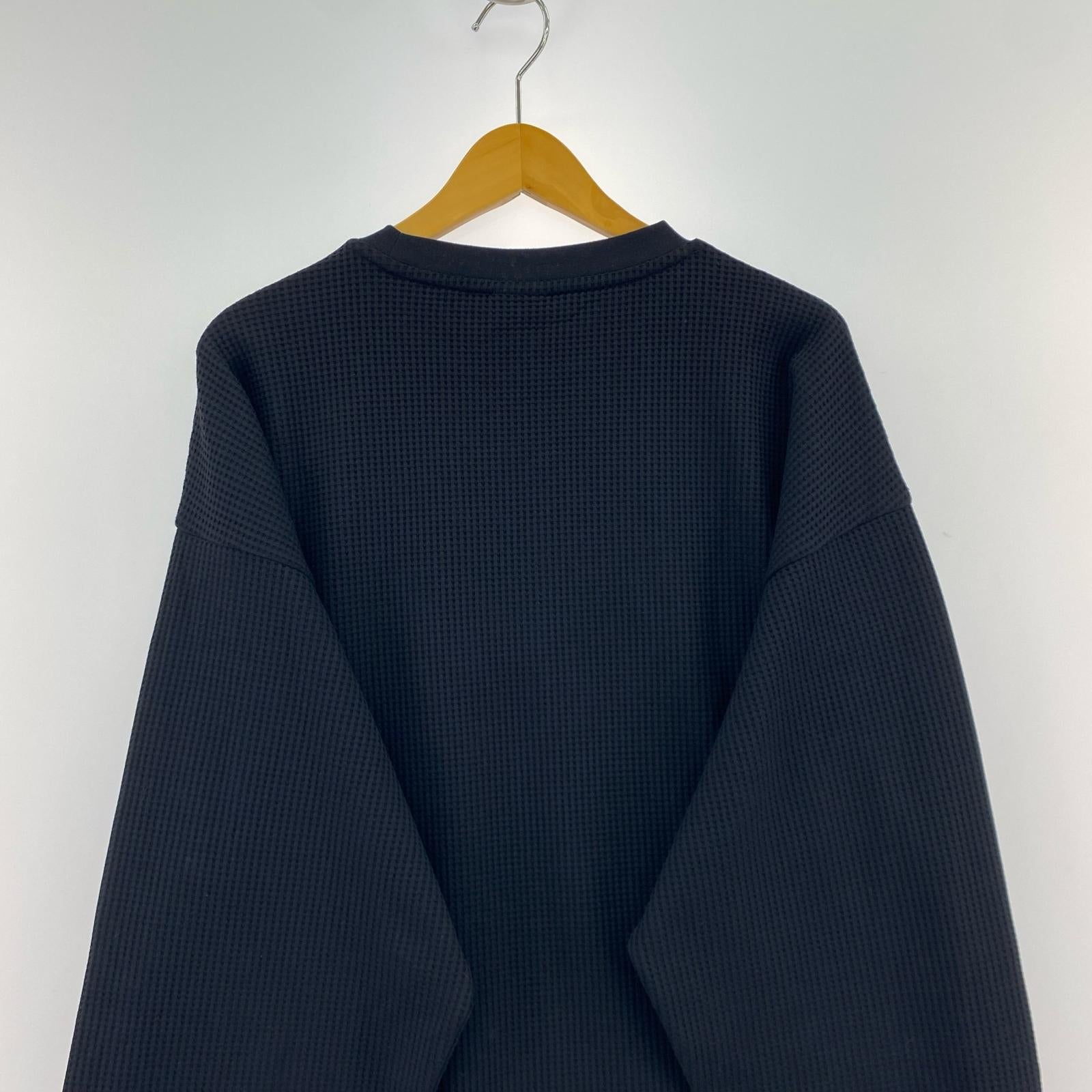 長袖Tシャツ TECH WAFFLE LOUNGE TOP ブラック