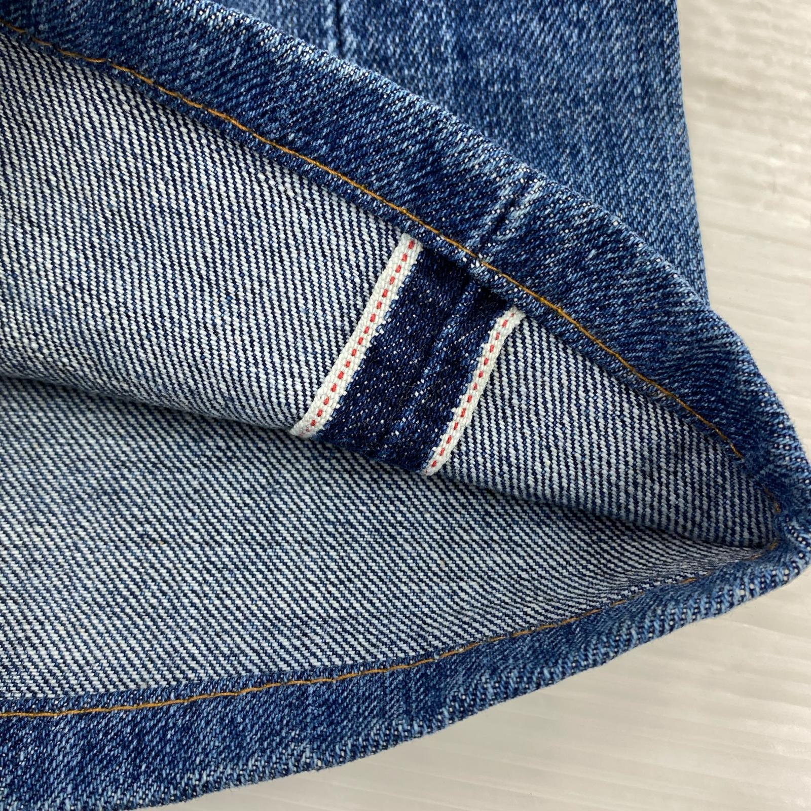 デニムパンツ 502 赤耳 ビッグE ブルー