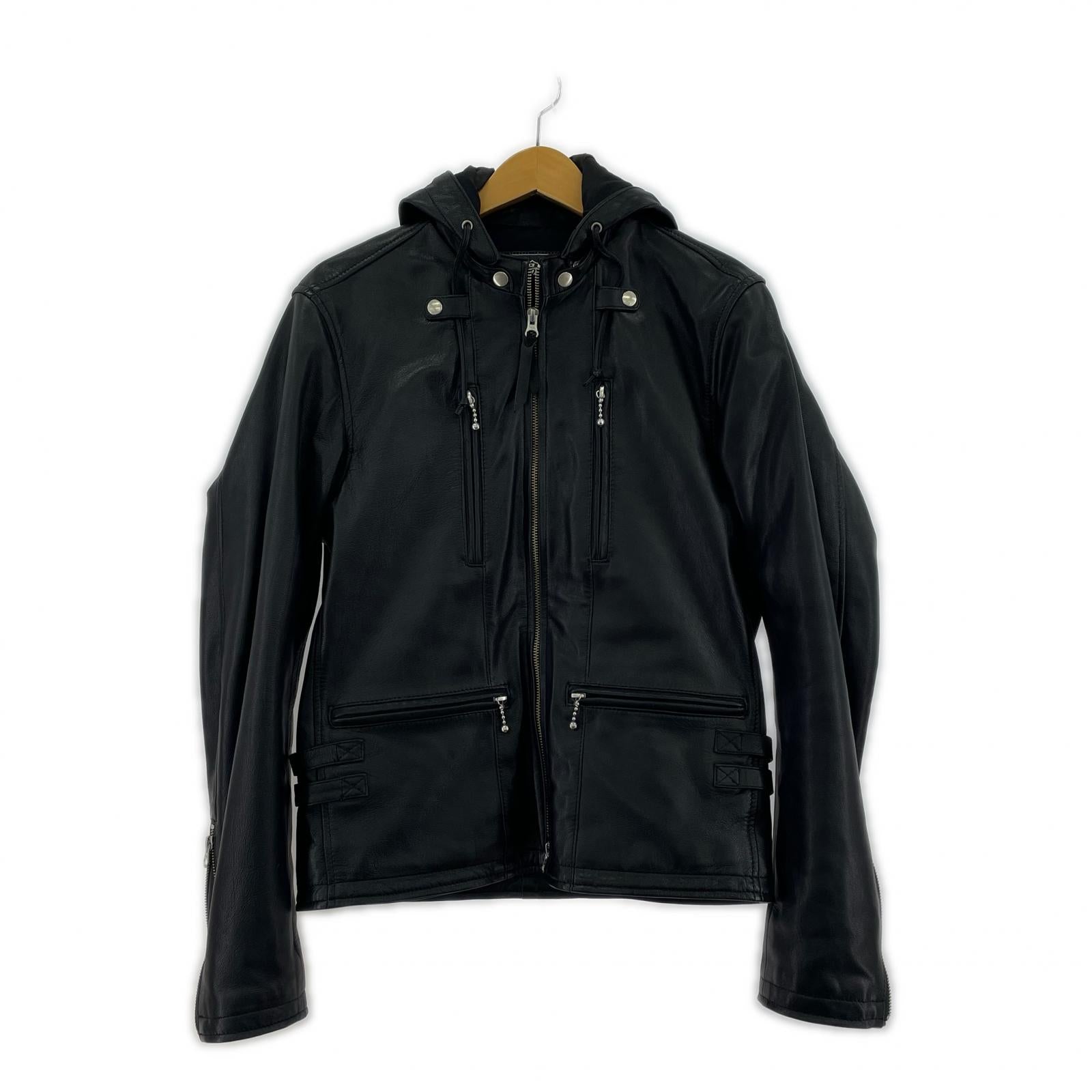 レザージャケット KADOYA EURO CAPP レザージャケット (M) M ブラック