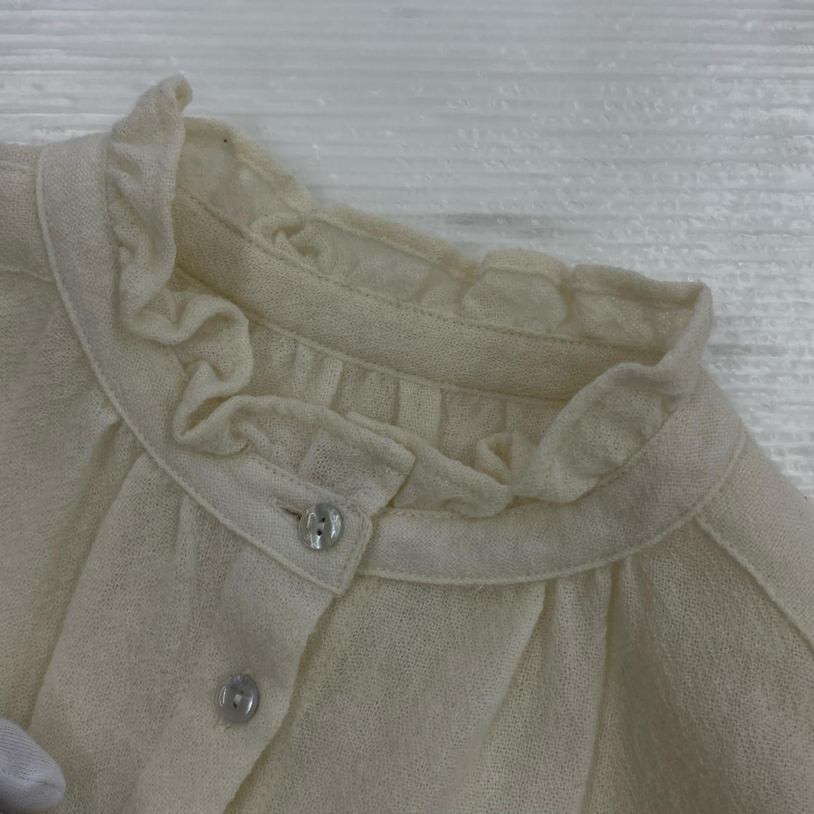 長袖シャツ YARRA ウールガーゼシャツ sizeFREE フリー